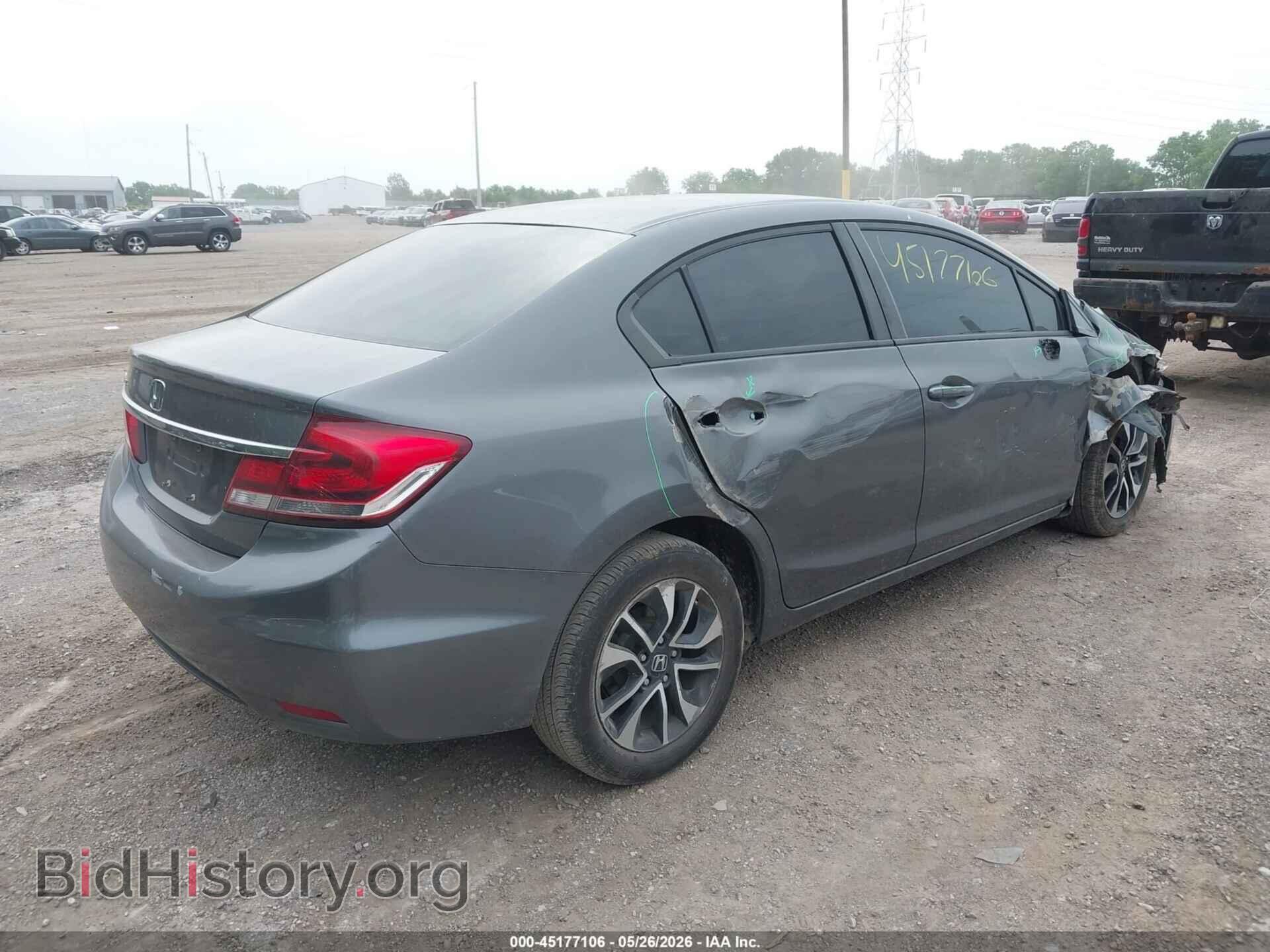 2013 HONDA CIVIC - VIN: 2HGFB2F84DH509007 - Фото 4