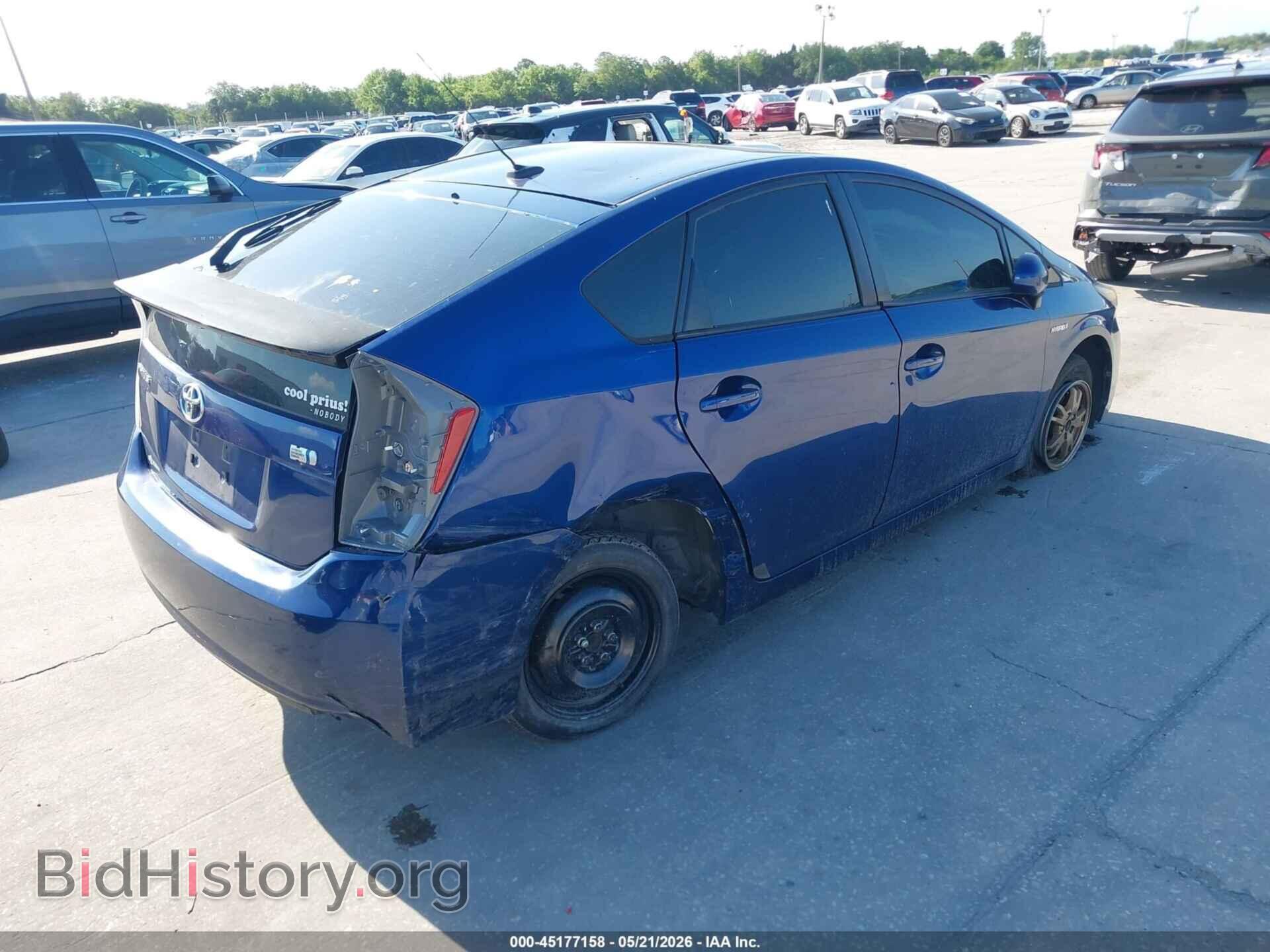 2011 TOYOTA PRIUS - VIN: JTDKN3DU2B0314440 - Фото 4