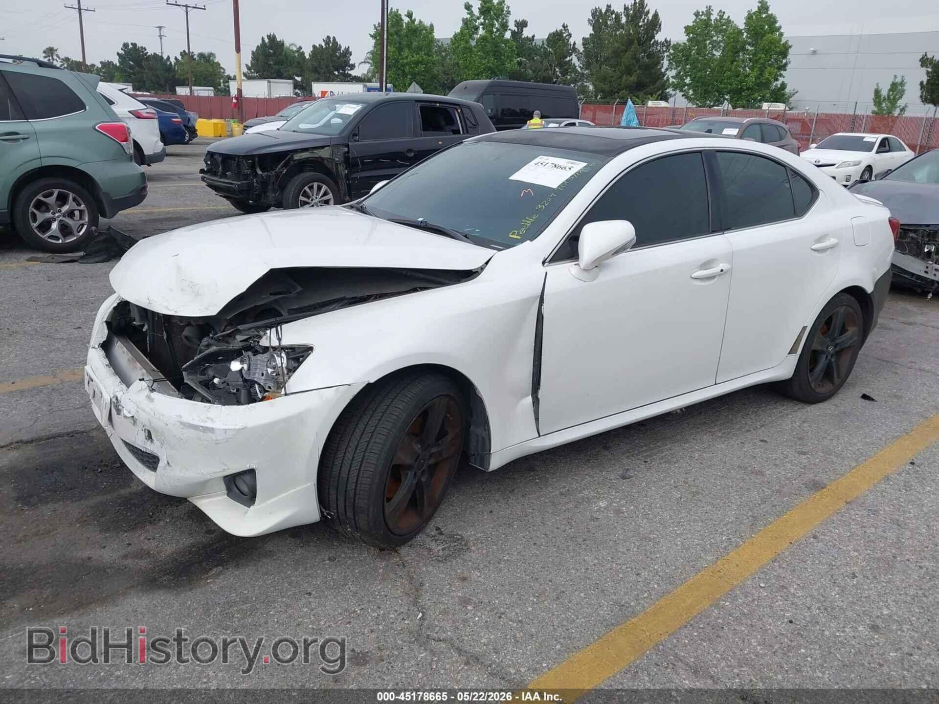 2011 LEXUS IS 250 - VIN: JTHBF5C28B5143204 - Фото 2