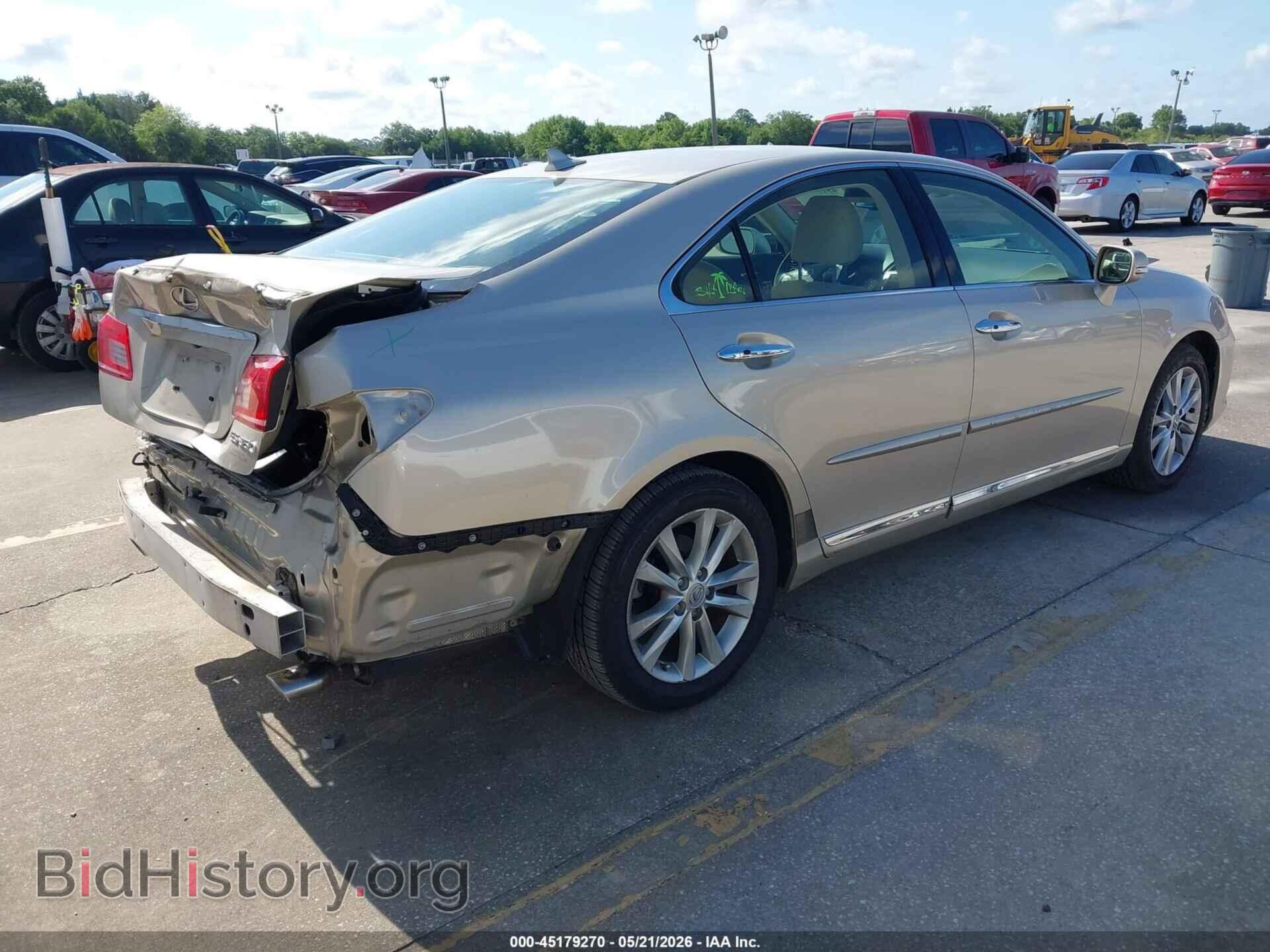 2012 LEXUS ES 350 - VIN: JTHBK1EG5C2474077 - Фото 4