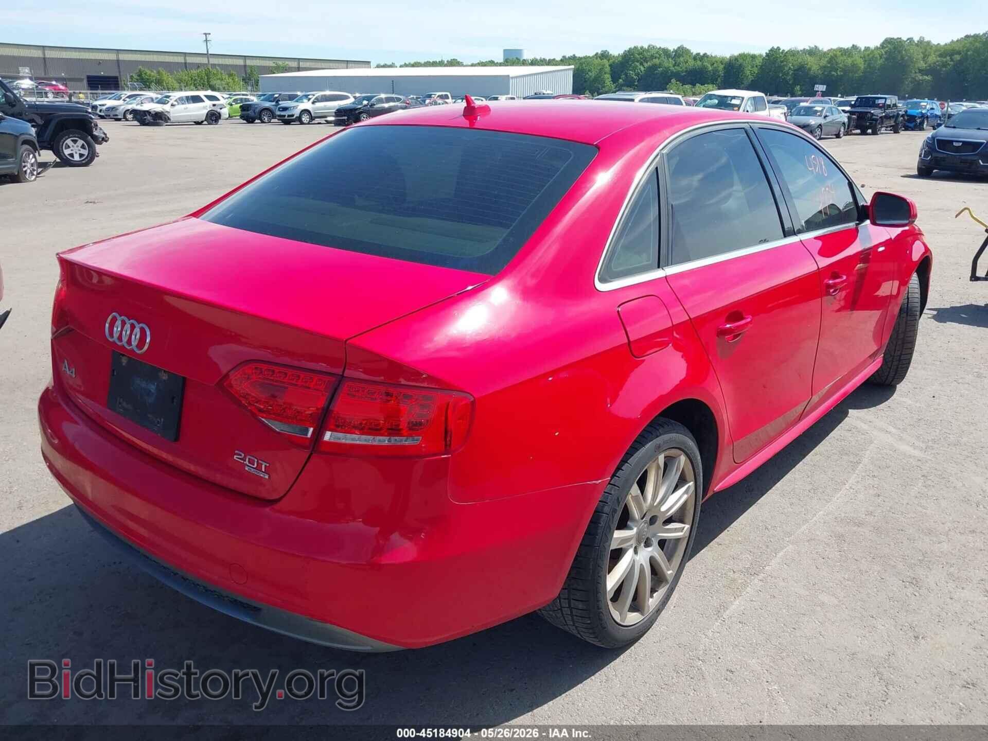 2012 AUDI A4 - VIN: WAUFFAFL2CN017323 - Фото 4