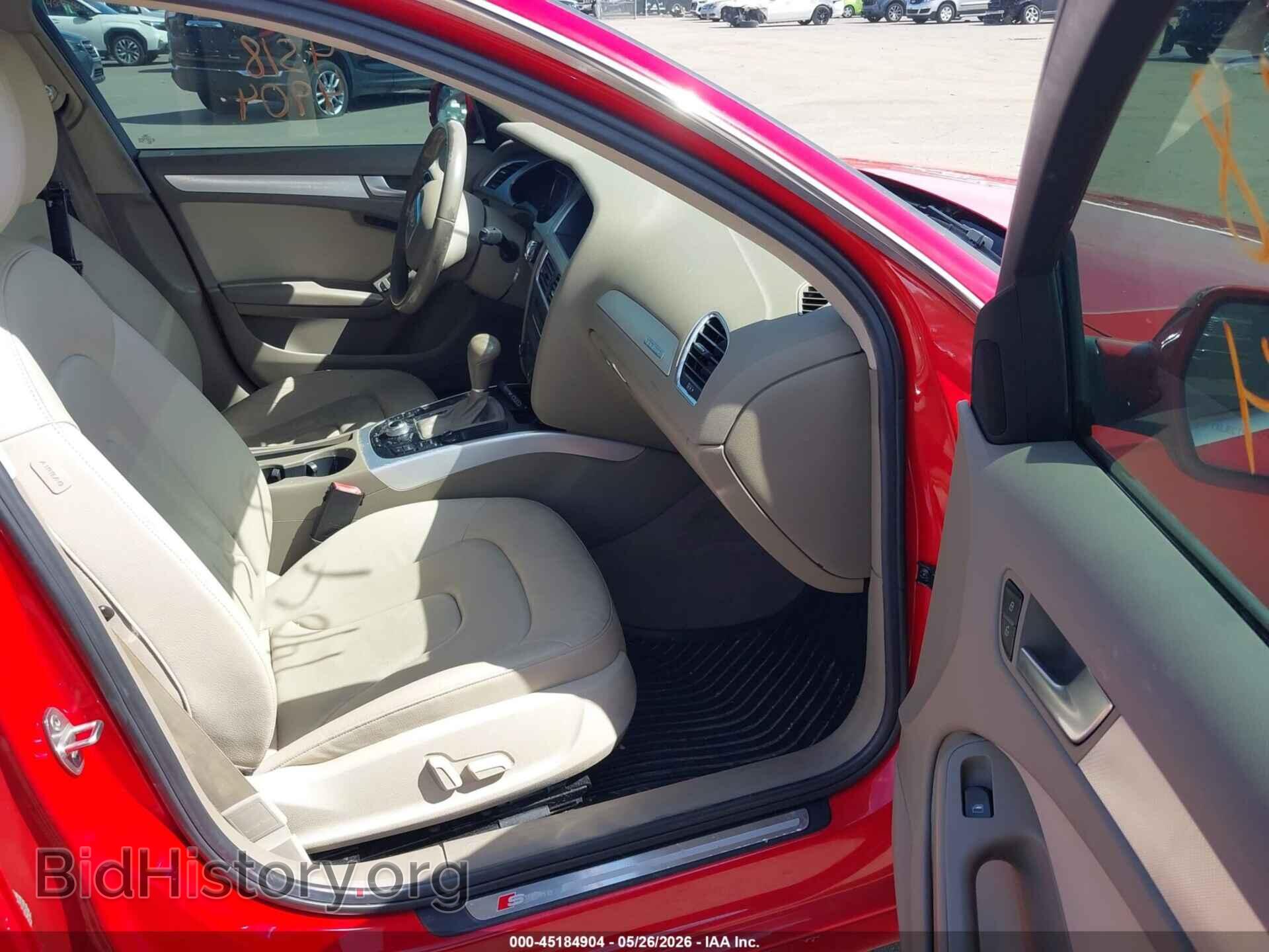 2012 AUDI A4 - VIN: WAUFFAFL2CN017323 - Фото 5