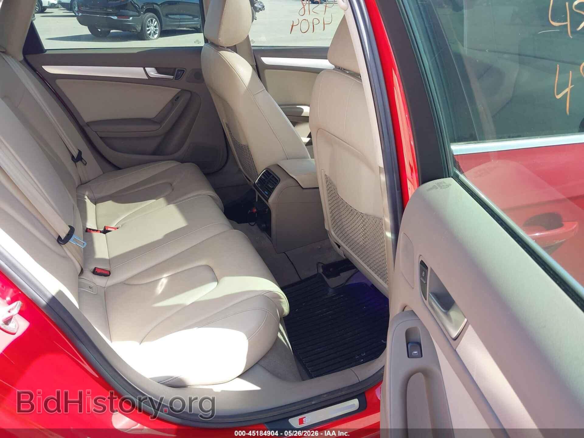 2012 AUDI A4 - VIN: WAUFFAFL2CN017323 - Фото 8