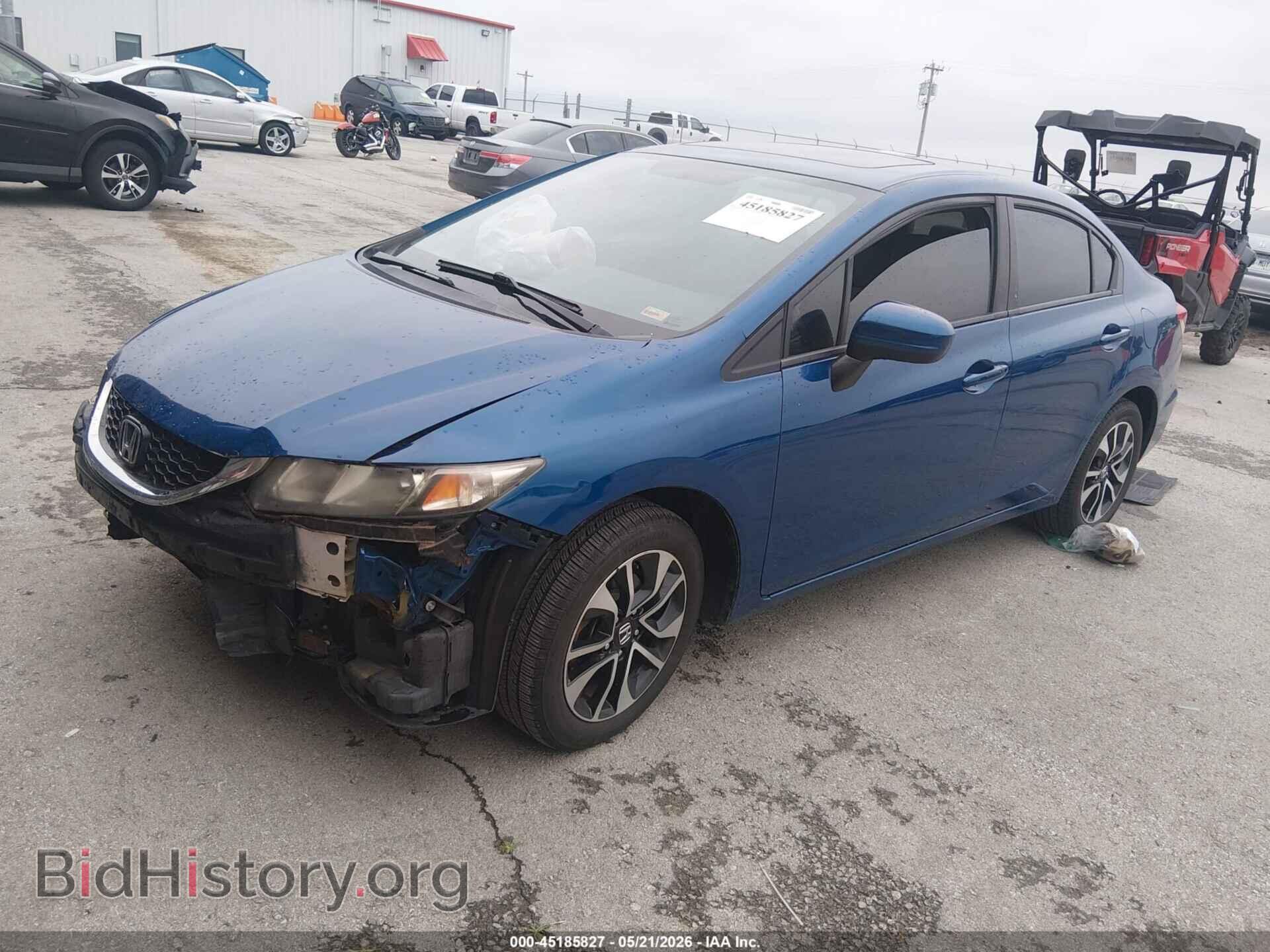 2014 HONDA CIVIC - VIN: 2HGFB2F82EH519620 - Фото 2