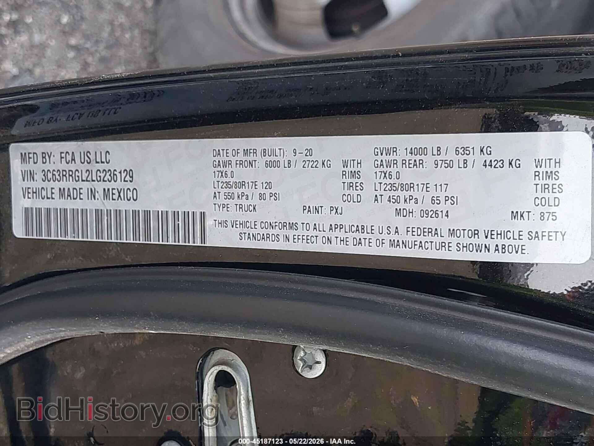 2020 RAM 3500 - VIN: 3C63RRGL2LG236129 - Фото 8
