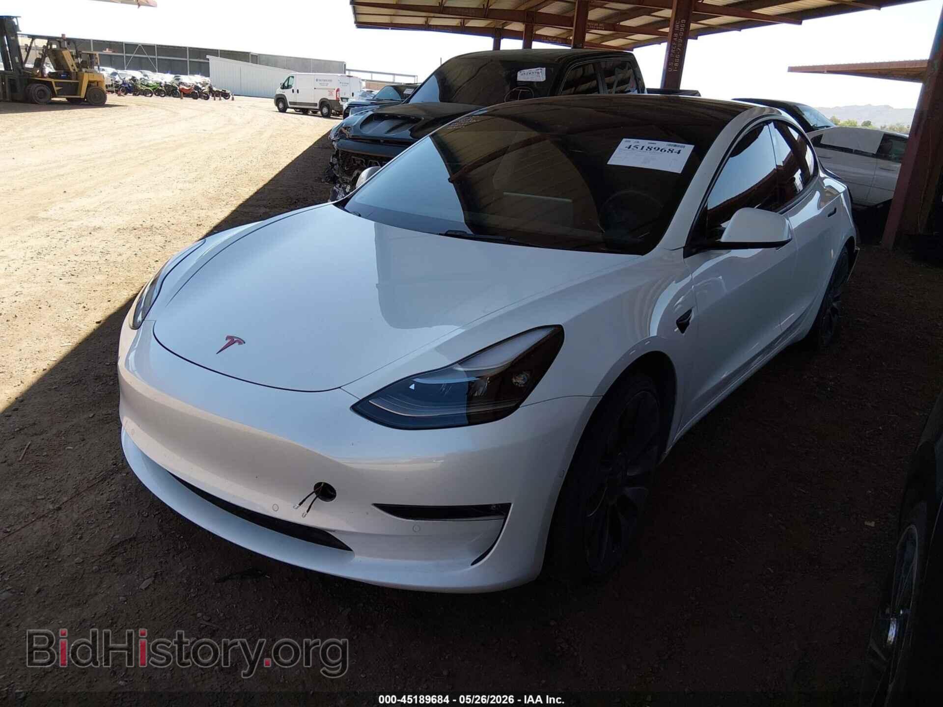 2022 TESLA MODEL 3 - VIN: 5YJ3E1ECXNF209102 - Фото 2