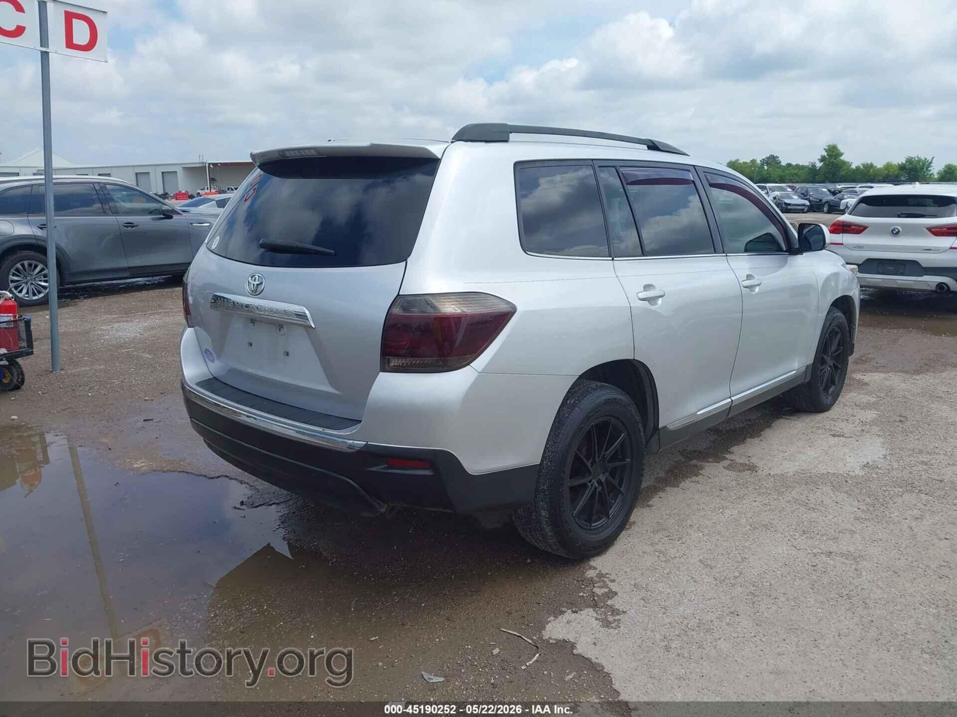 2013 TOYOTA HIGHLANDER - VIN: 5TDZK3EH8DS102831 - Фото 4