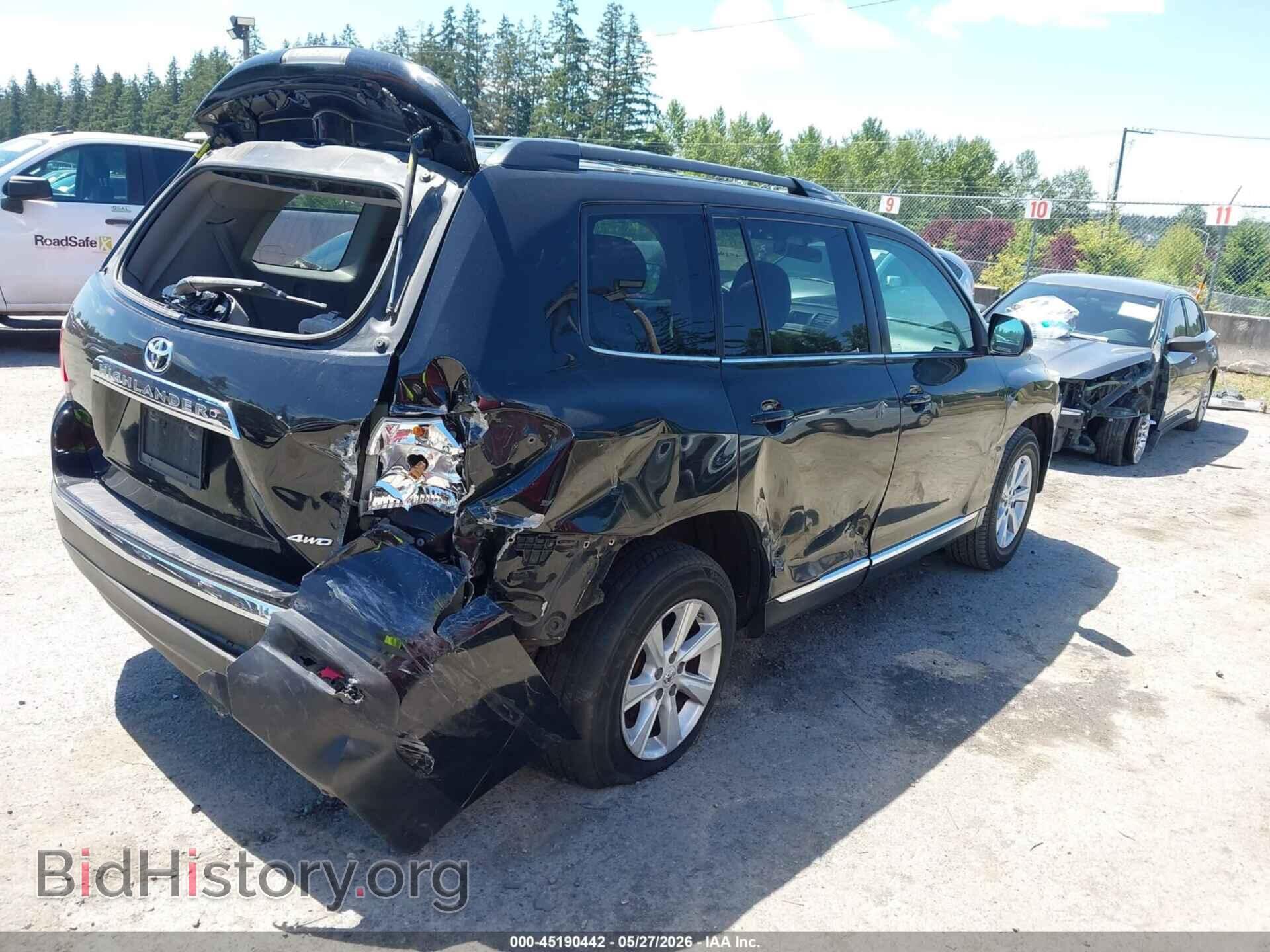 2011 TOYOTA HIGHLANDER - VIN: 5TDBK3EH2BS063734 - Фото 4