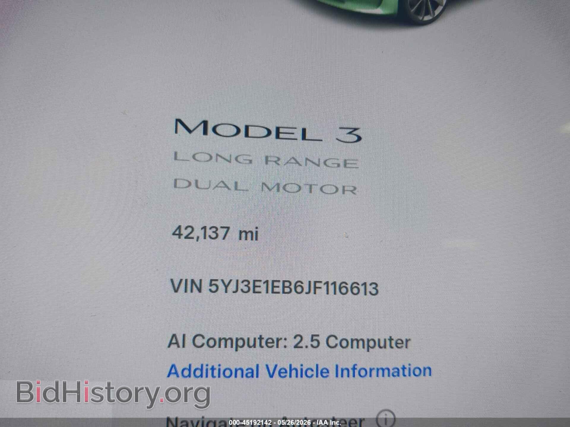 2018 TESLA MODEL 3 - VIN: 5YJ3E1EB6JF116613 - Фото 7