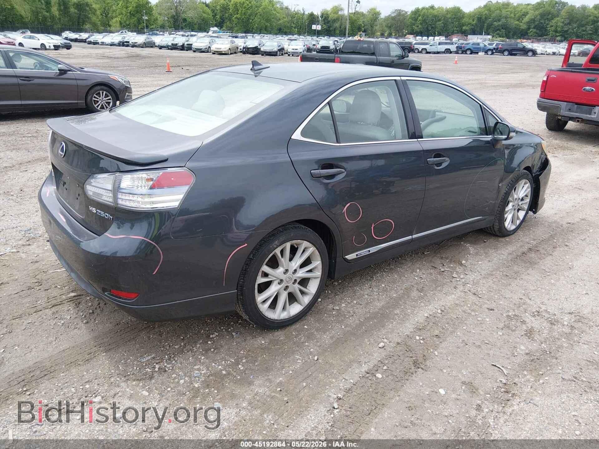 2010 LEXUS HS 250H - VIN: JTHBB1BA3A2025534 - Фото 4