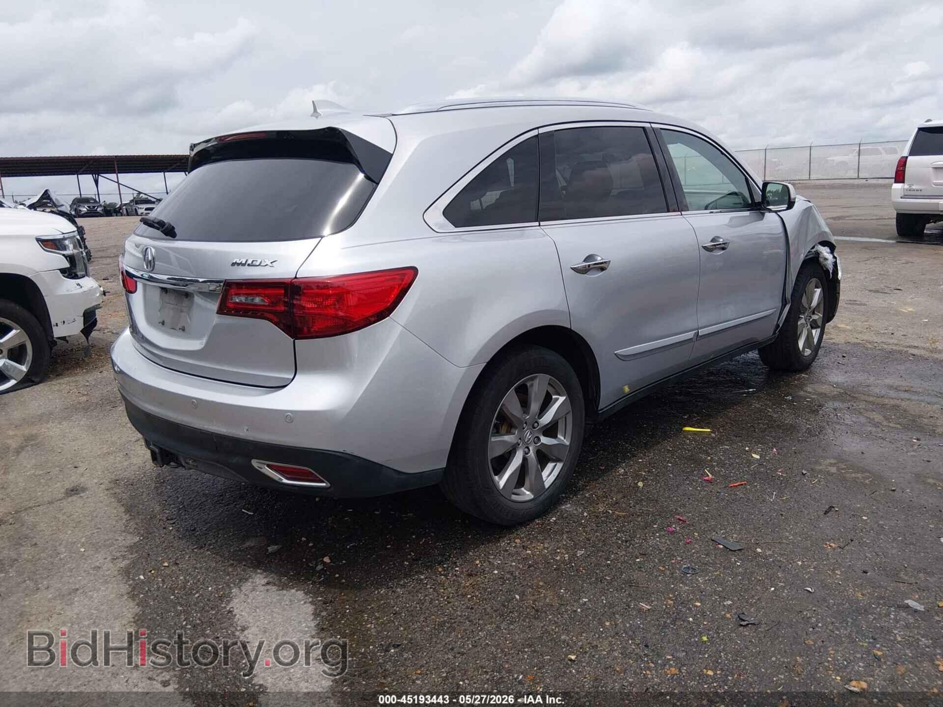 2014 ACURA MDX - VIN: 5FRYD3H82EB013875 - Фото 4