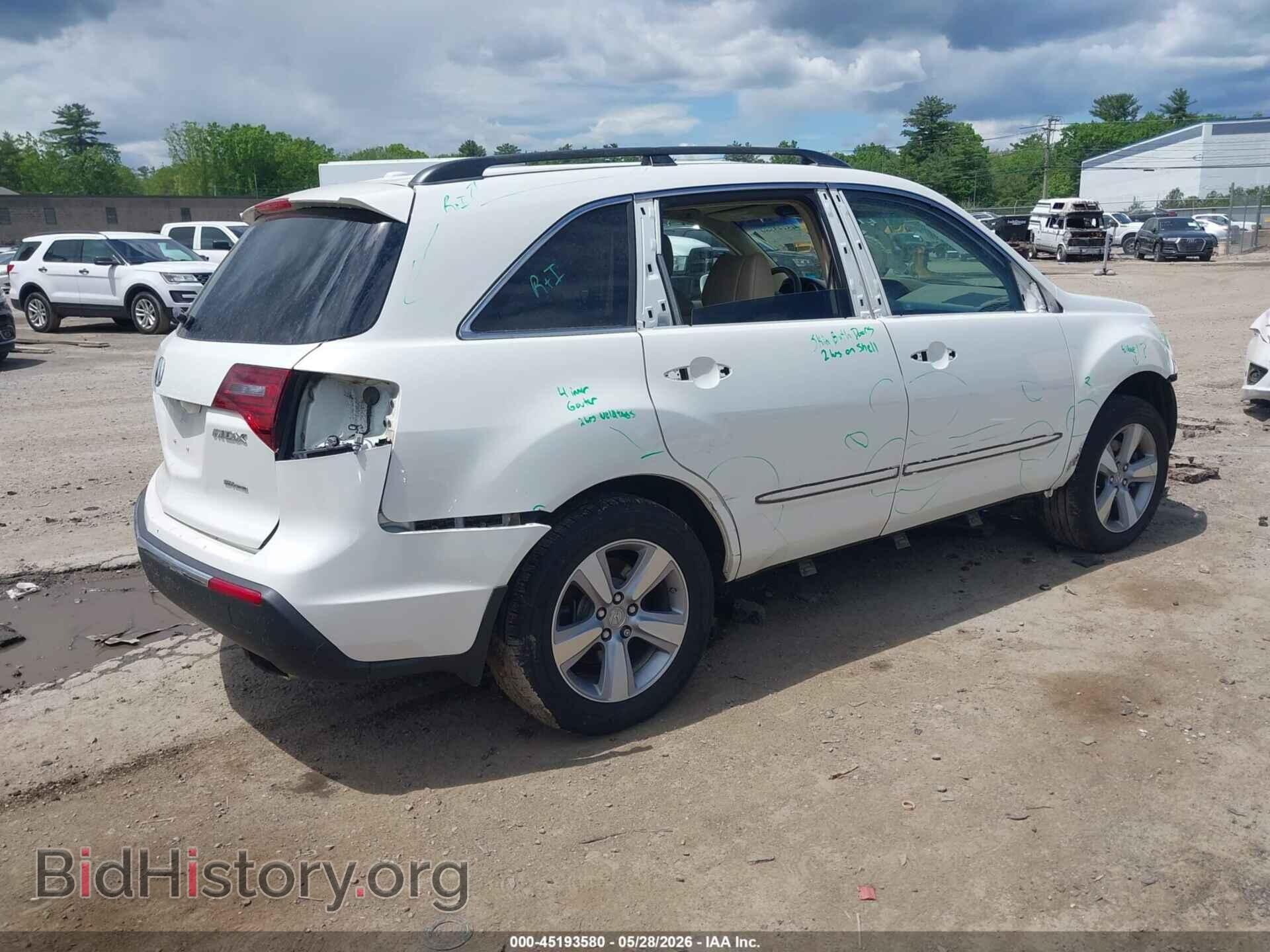 2012 ACURA MDX - VIN: 2HNYD2H41CH545158 - Фото 4