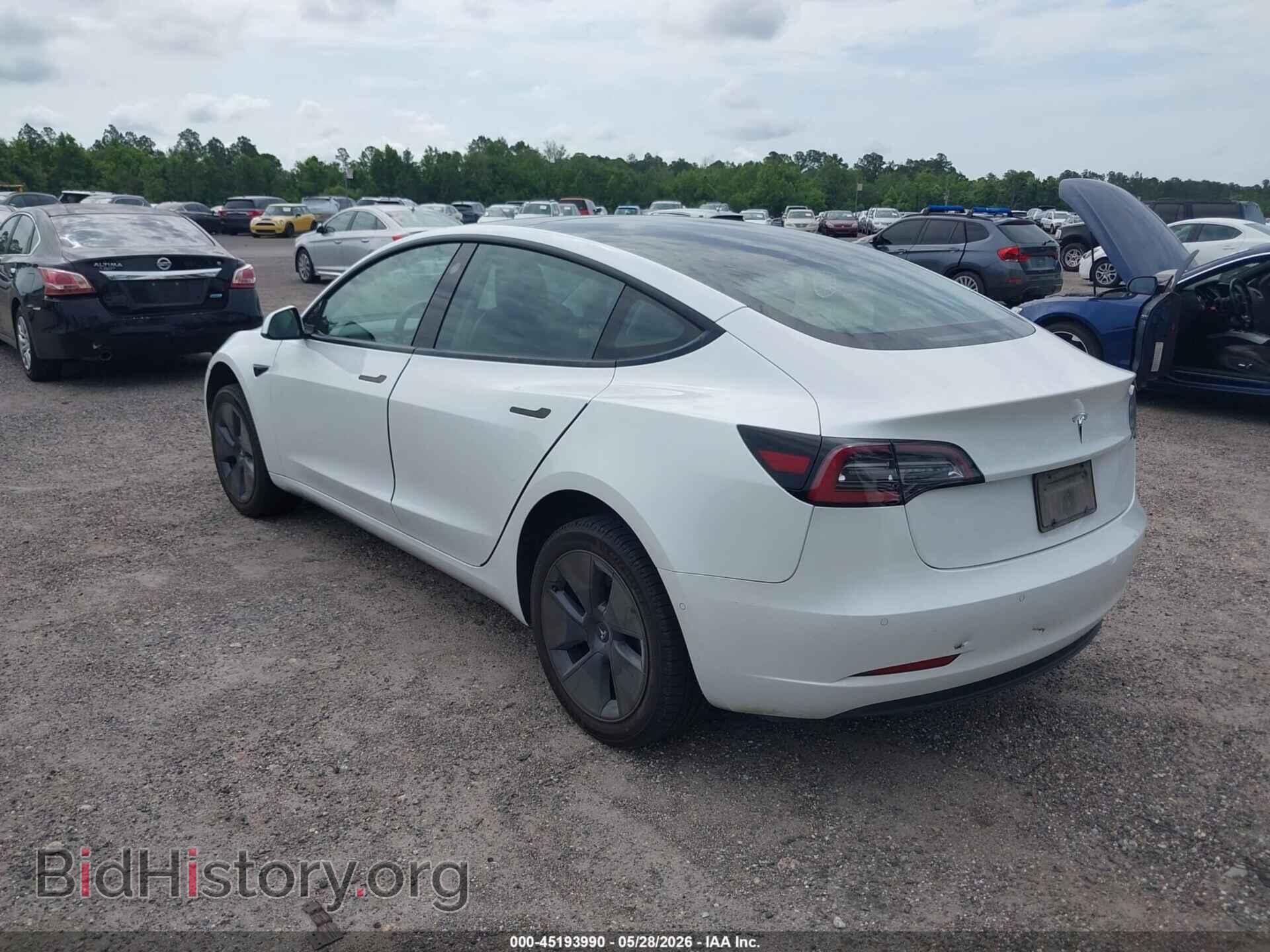 2022 TESLA MODEL 3 - VIN: 5YJ3E1EA6NF164139 - Фото 3