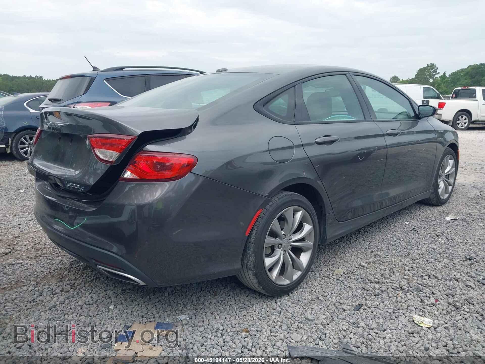 2015 CHRYSLER 200 - VIN: 1C3CCCBG1FN683715 - Фото 4