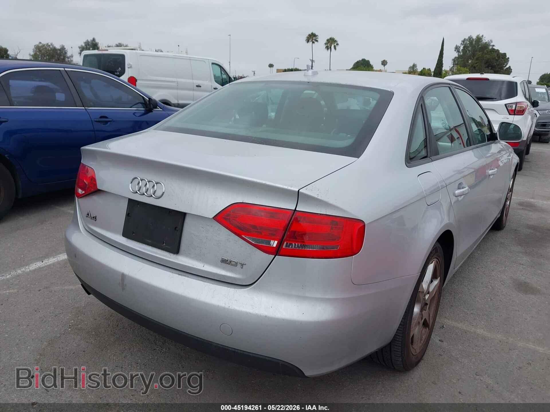 2009 AUDI A4 - VIN: WAUJF78K49N046218 - Фото 4
