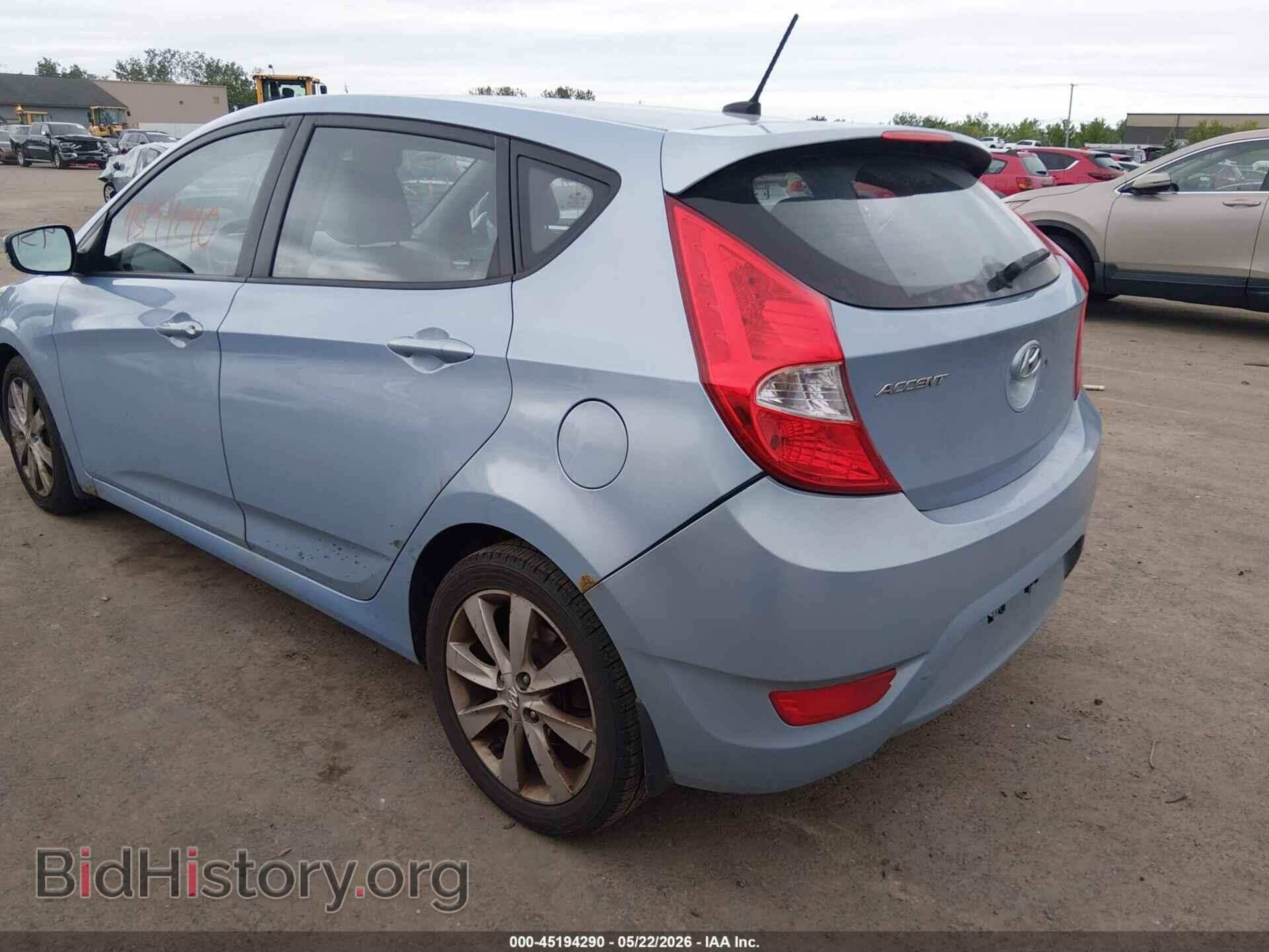 2013 HYUNDAI ACCENT - VIN: KMHCU5AE9DU108345 - Фото 6