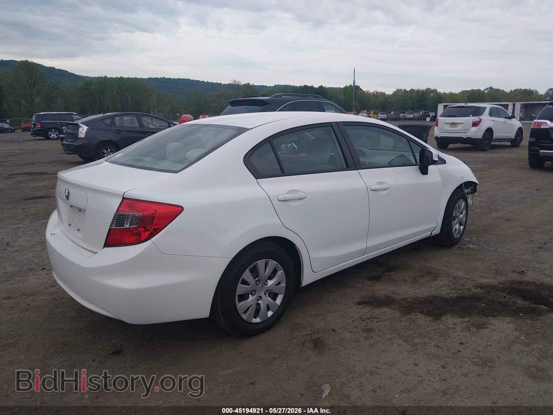 2012 HONDA CIVIC - VIN: 19XFB2F50CE312737 - Фото 4