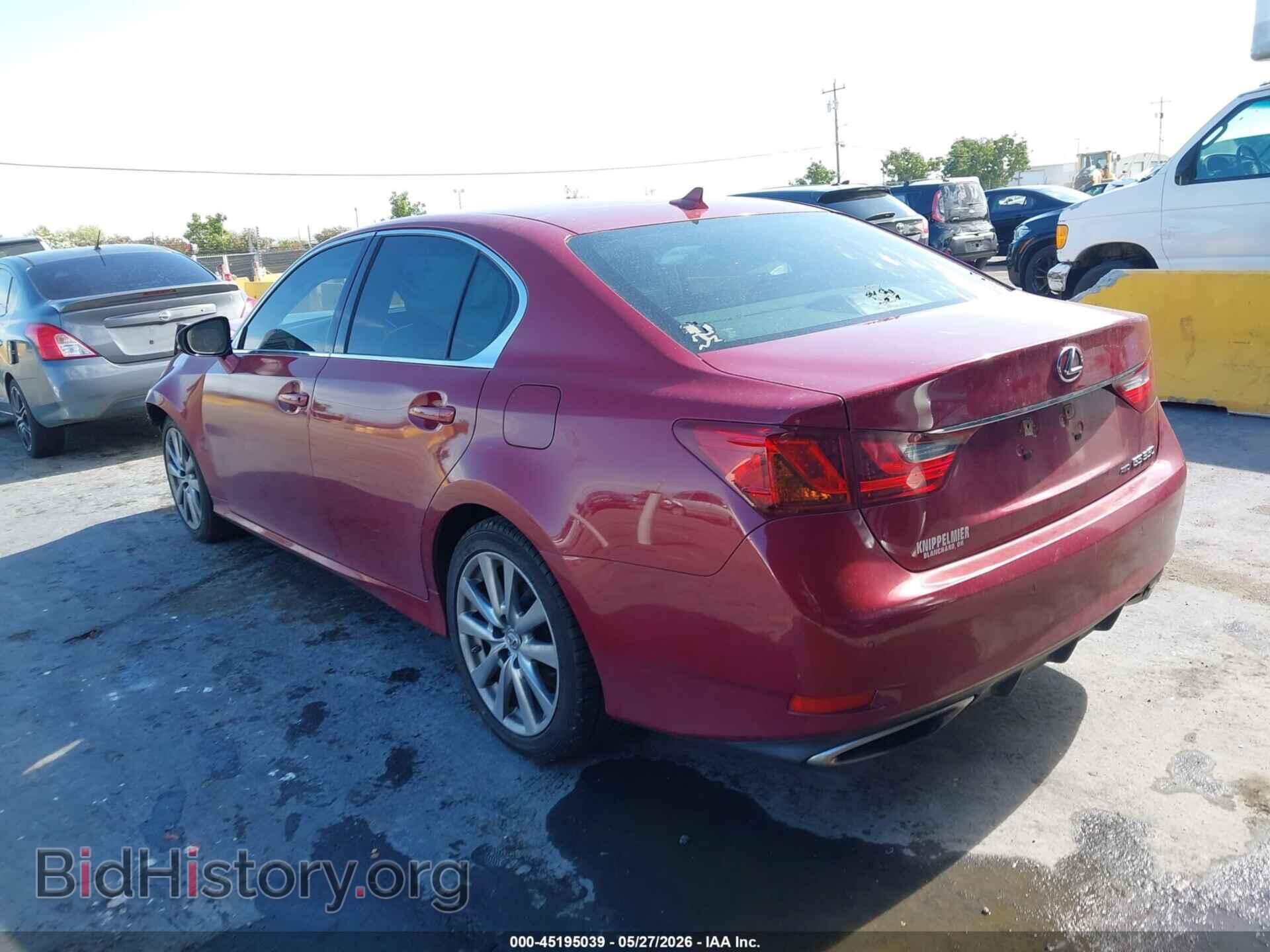 2014 LEXUS GS 350 - VIN: JTHCE1BL9E5027573 - Фото 3