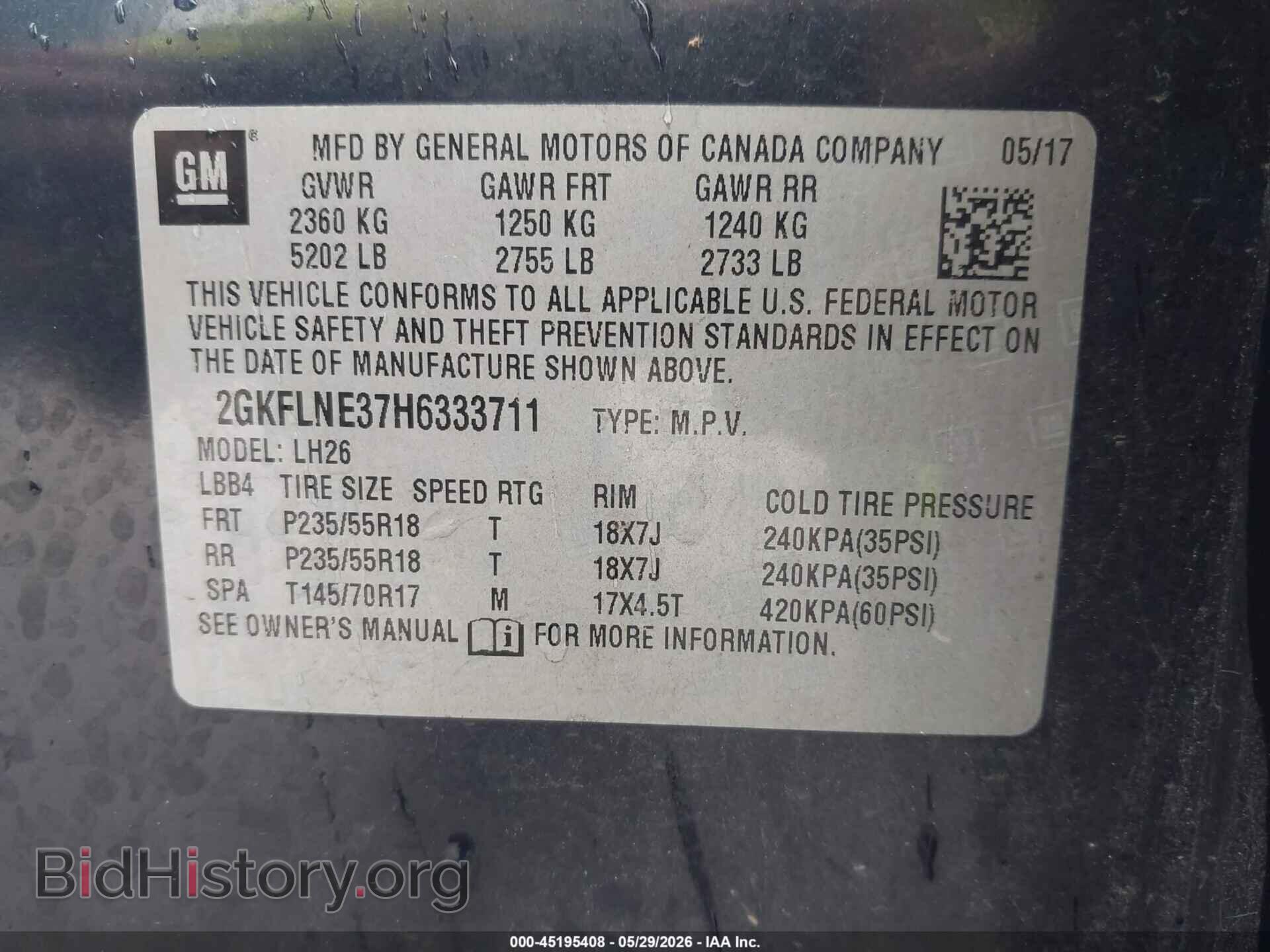 2017 GMC TERRAIN - VIN: 2GKFLNE37H6333711 - Photo 9