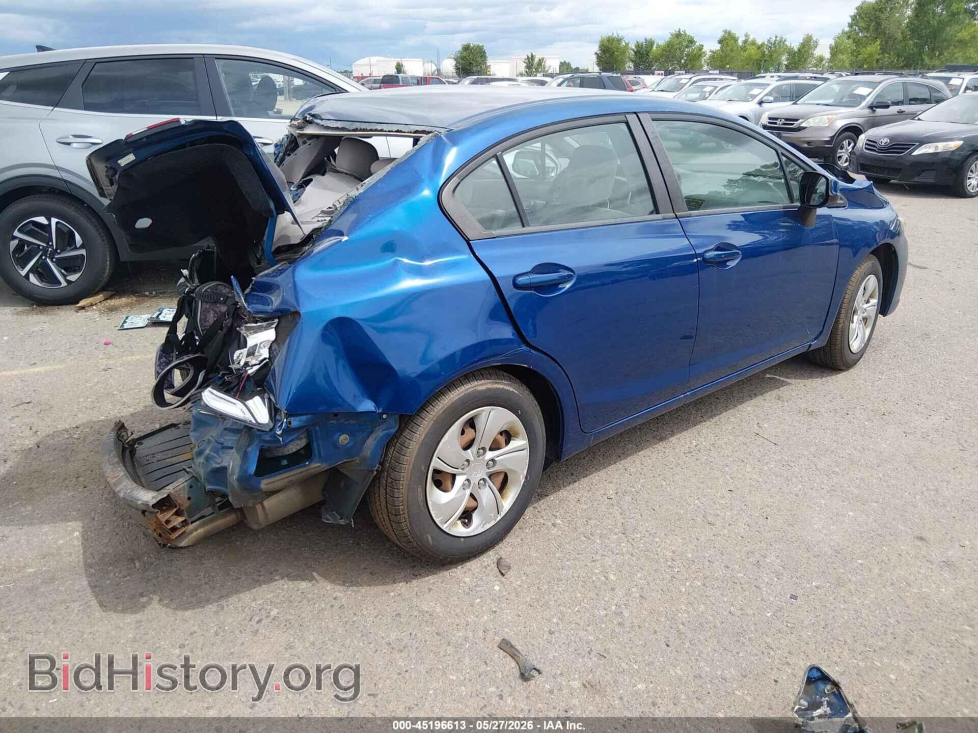 2013 HONDA CIVIC - VIN: 19XFB2F52DE059860 - Фото 4