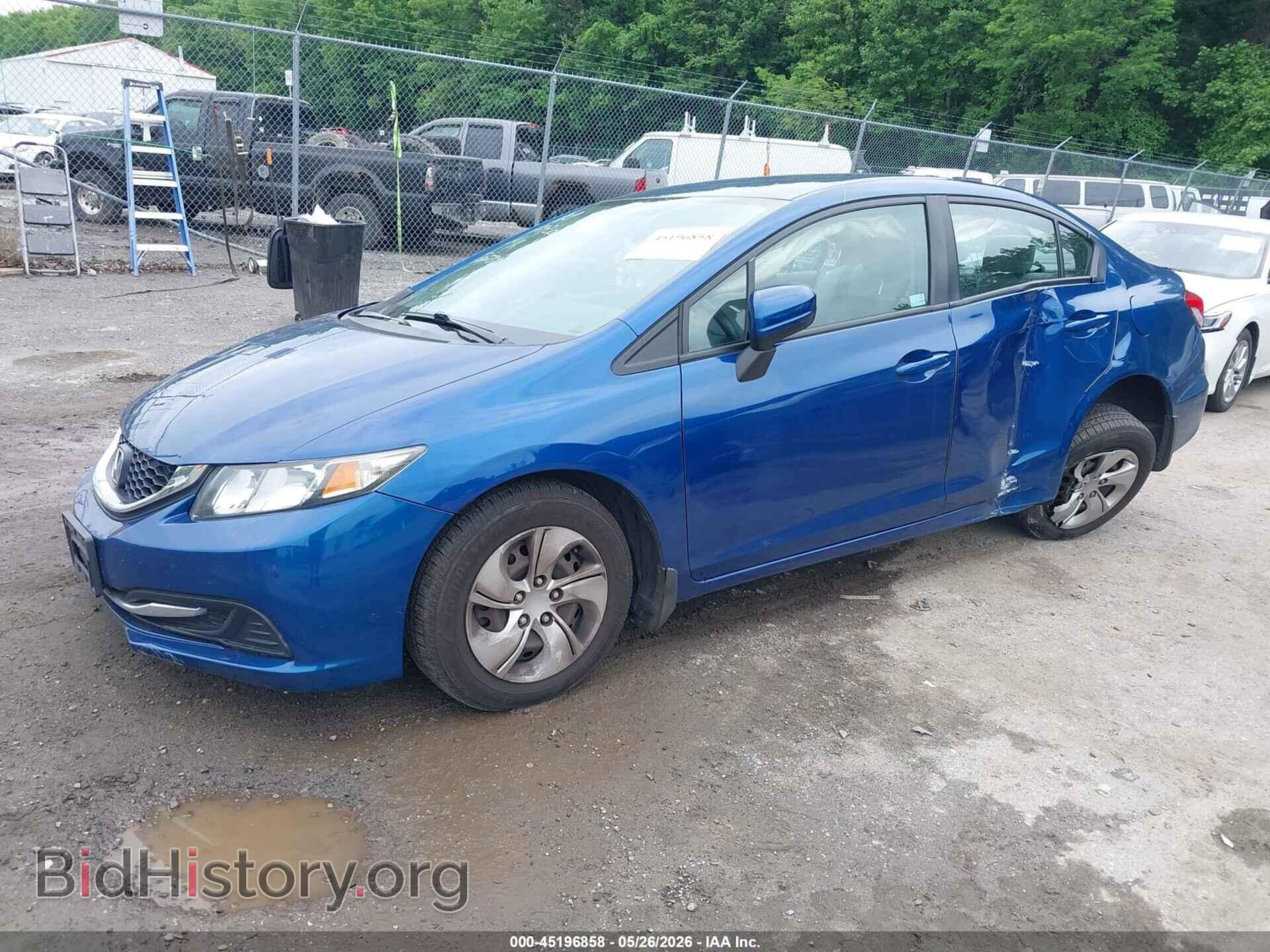2014 HONDA CIVIC - VIN: 19XFB2F5XEE270371 - Фото 2