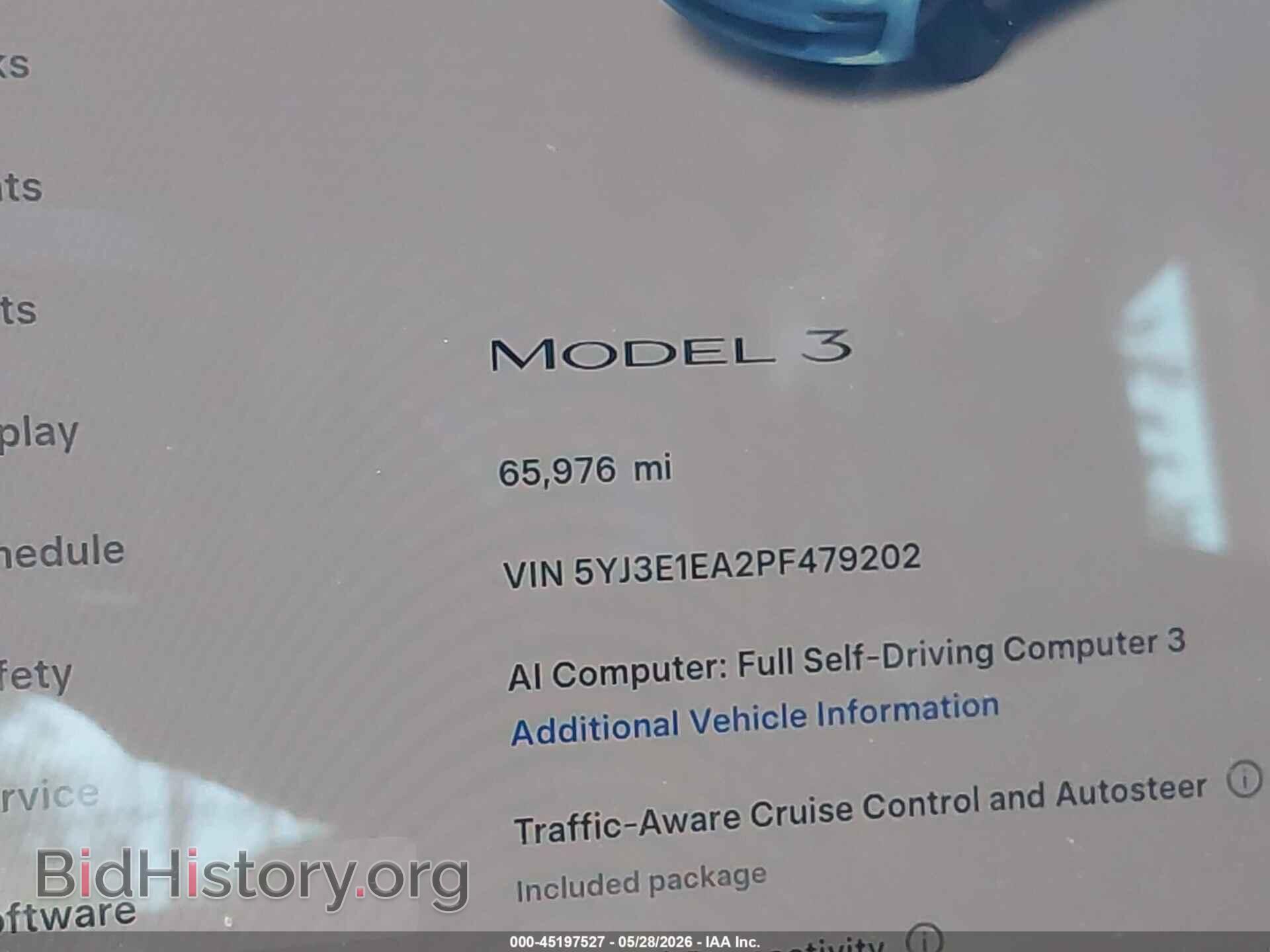 2023 TESLA MODEL 3 - VIN: 5YJ3E1EA2PF479202 - Фото 14