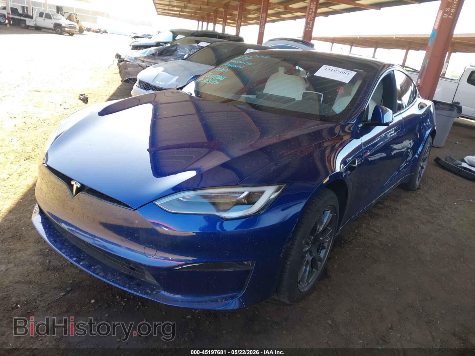 2021 TESLA MODEL S - VIN: 5YJSA1E64MF453084 - Фото 2