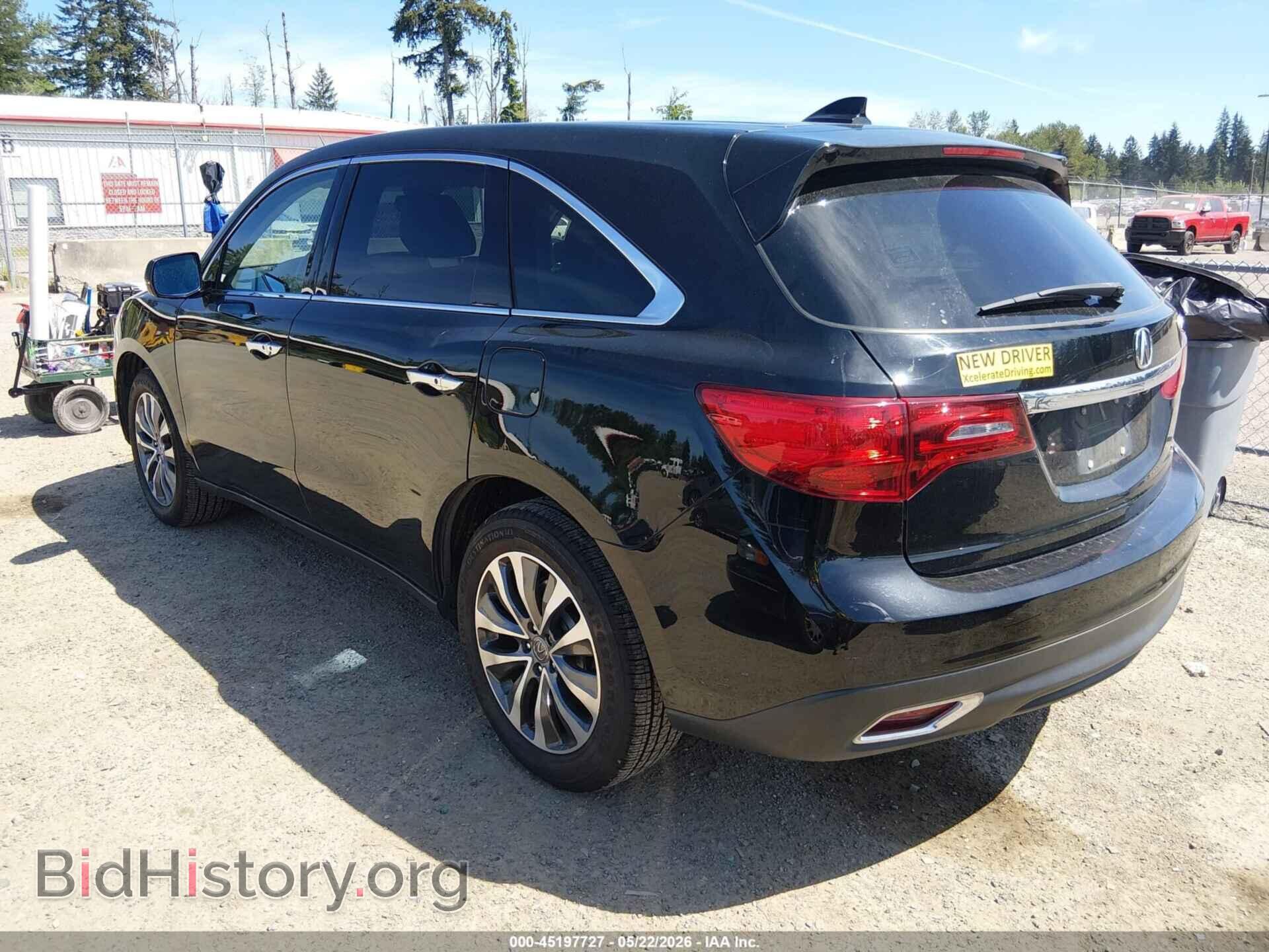 2014 ACURA MDX - VIN: 5FRYD4H4XEB024495 - Фото 3