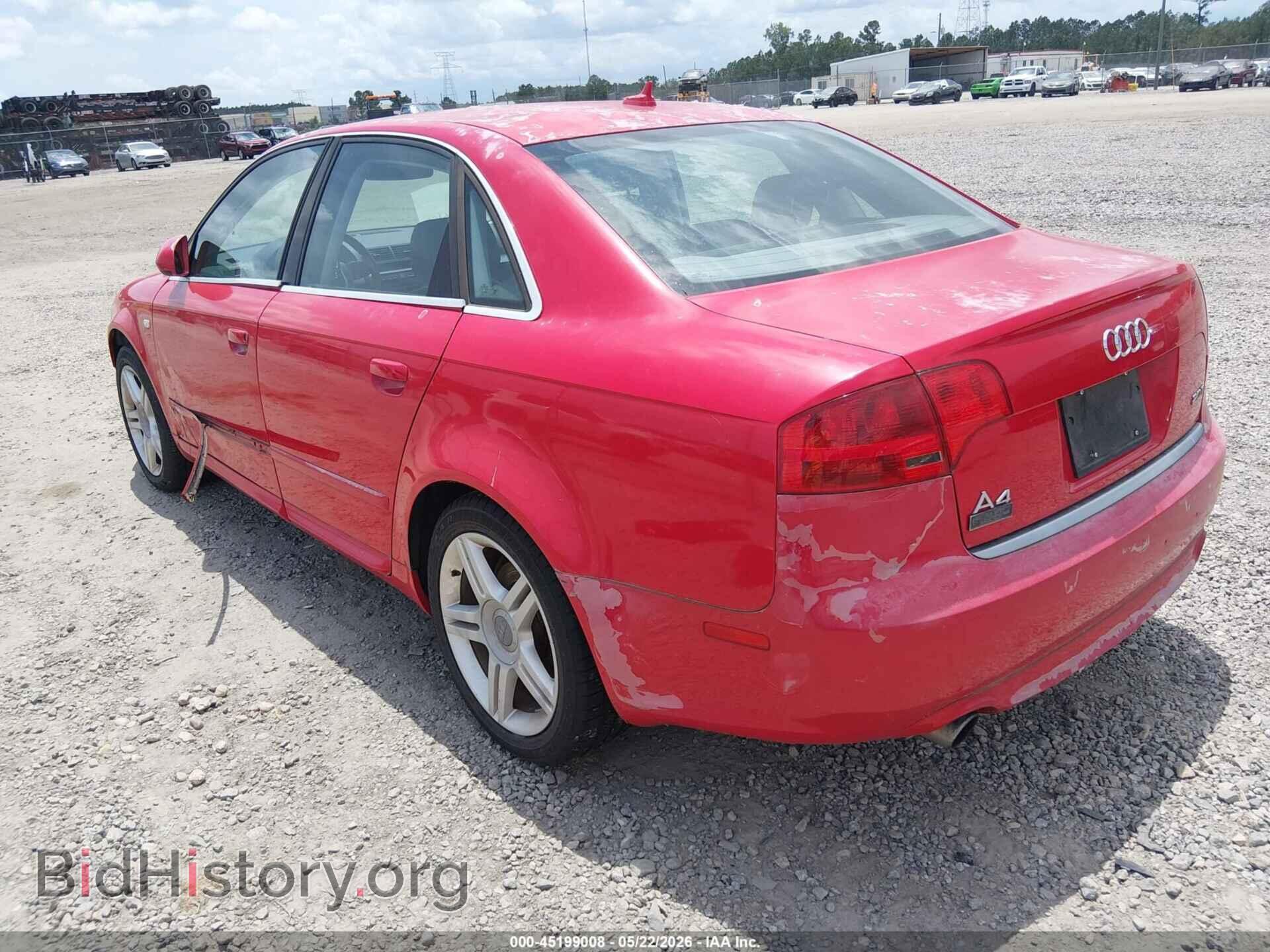 2008 AUDI A4 - VIN: WAUAF78EX8A116000 - Фото 3