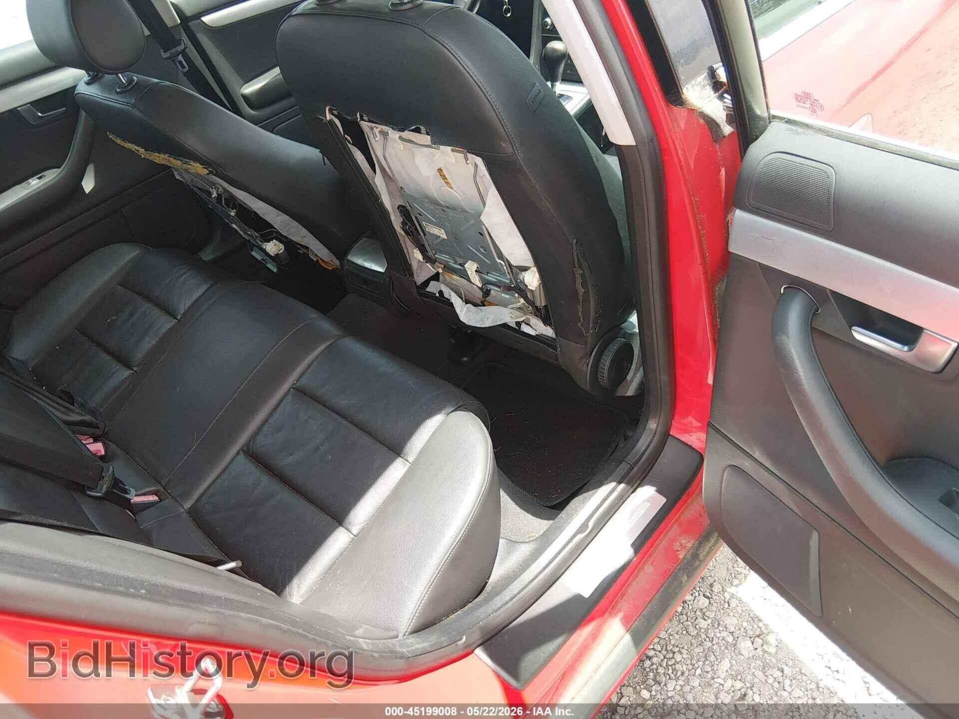 2008 AUDI A4 - VIN: WAUAF78EX8A116000 - Фото 8
