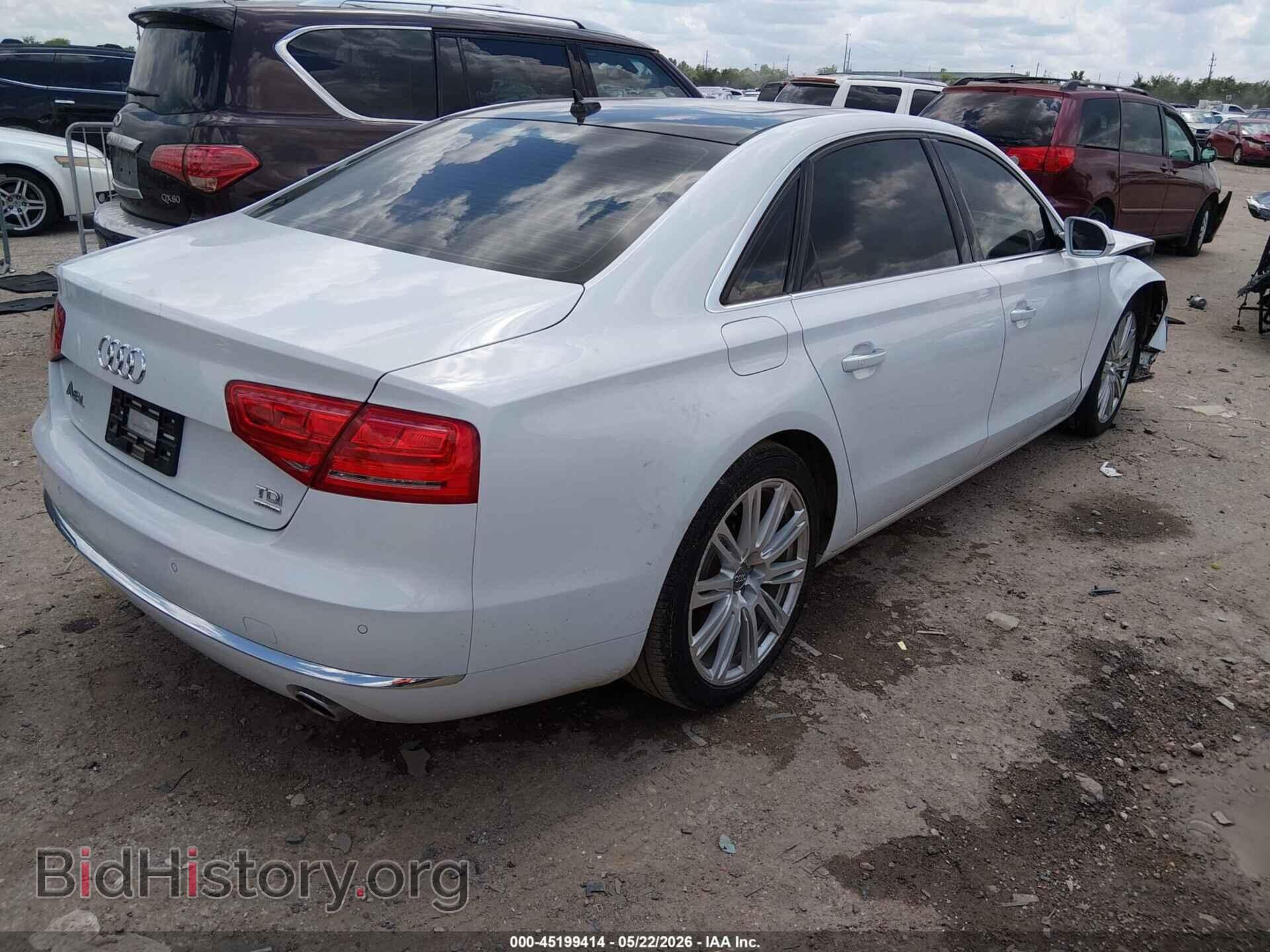 2014 AUDI A8 L - VIN: WAURMAFD8EN001075 - Фото 4