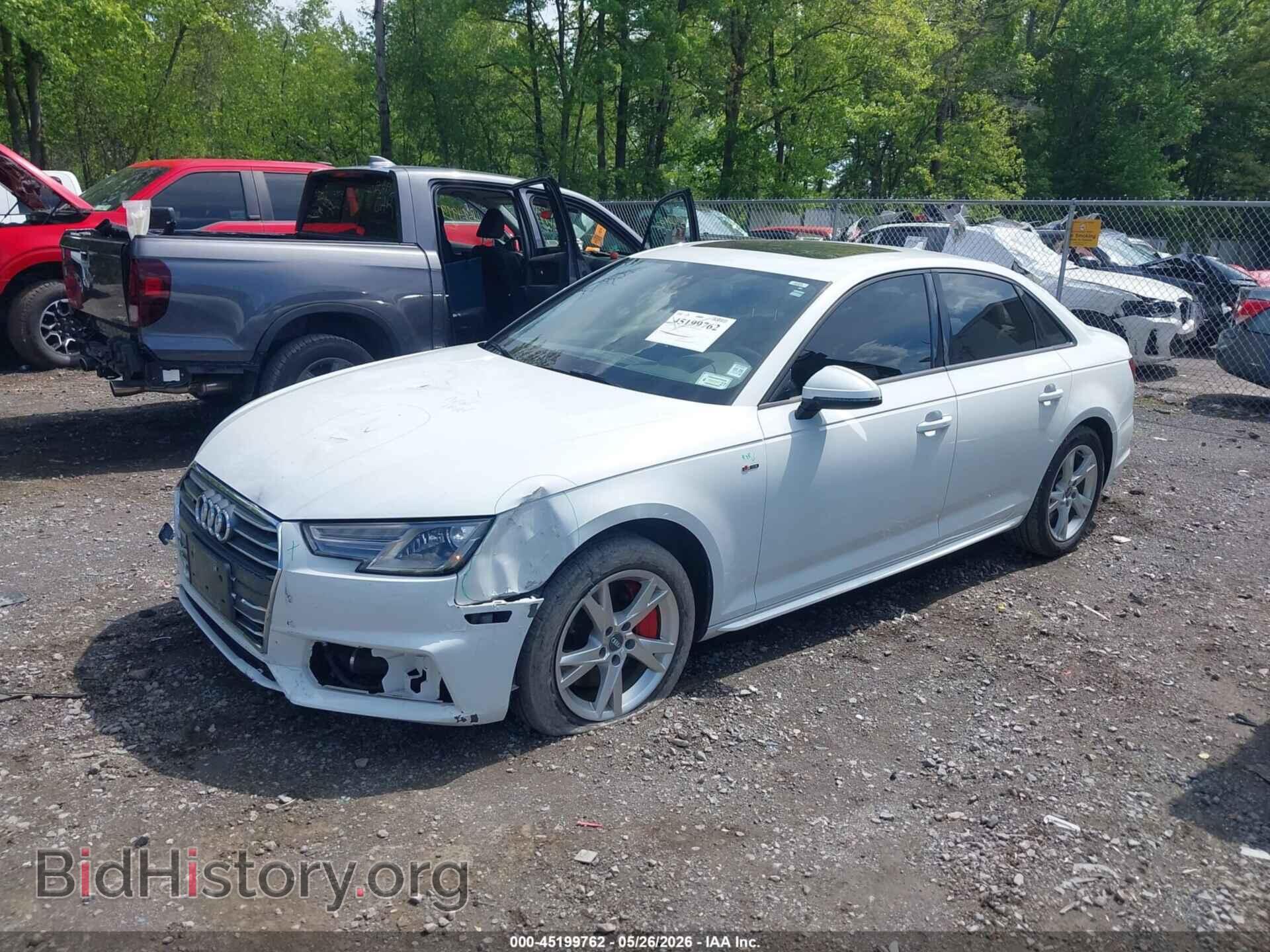 2018 AUDI A4 - VIN: WAUDNAF40JA065183 - Фото 2