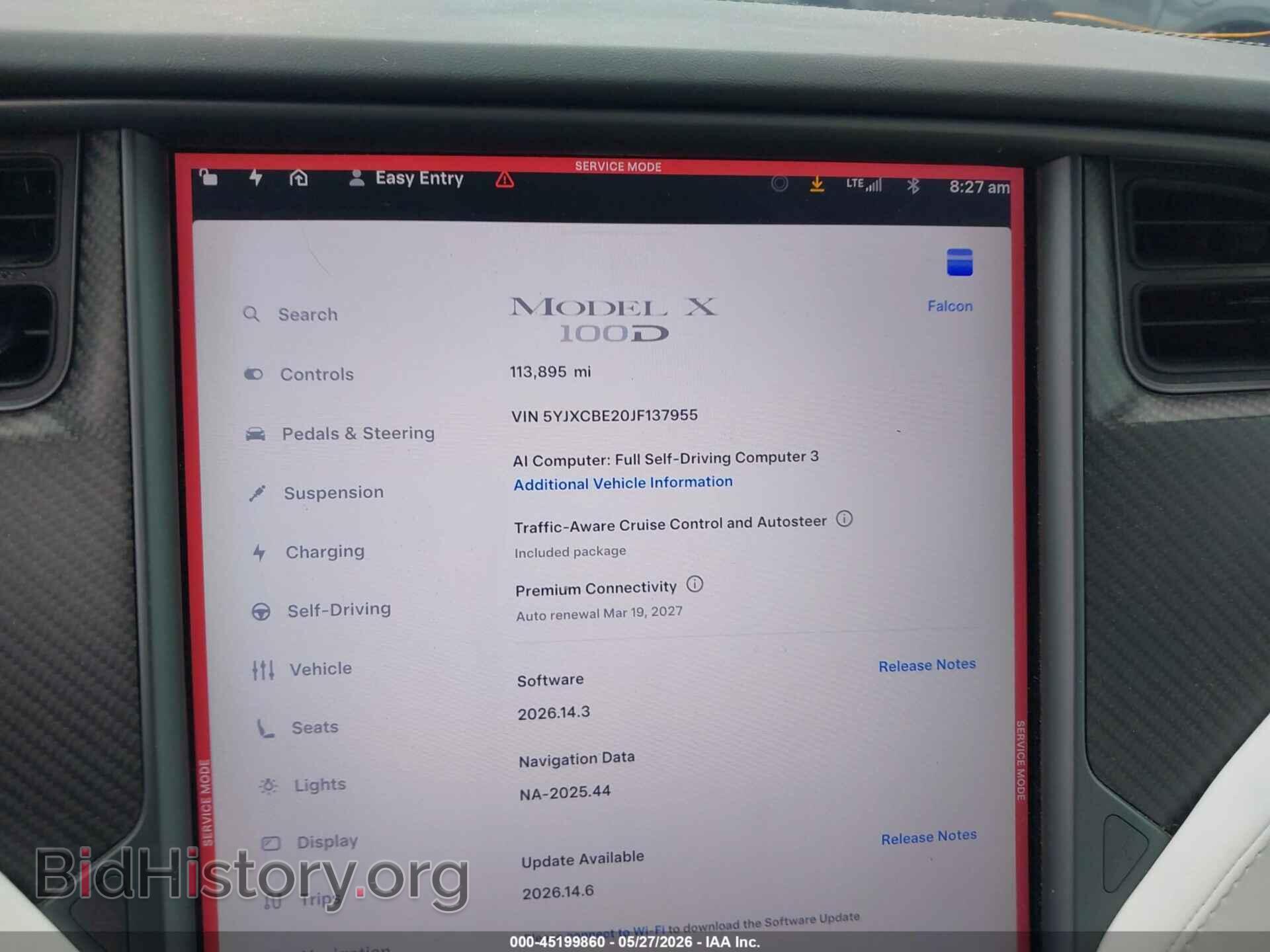 2018 TESLA MODEL X - VIN: 5YJXCBE20JF137955 - Photo 7