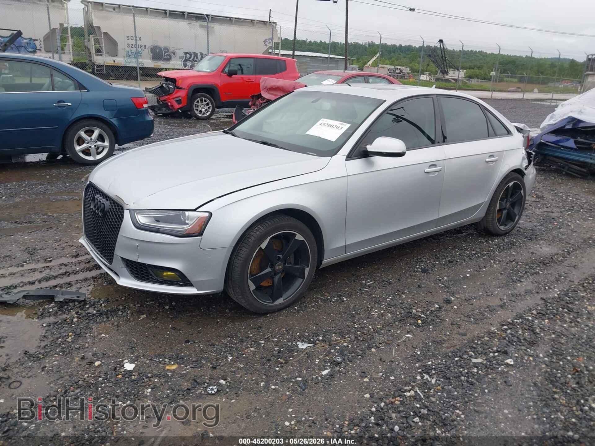 2013 AUDI A4 - VIN: WAUBFAFL4DN038948 - Фото 2