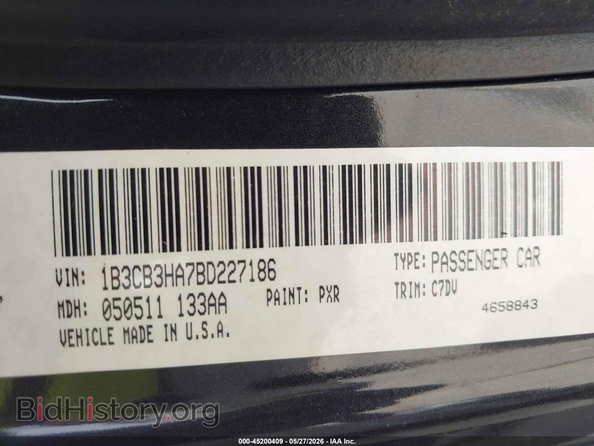 2011 DODGE CALIBER - VIN: 1B3CB3HA7BD227186 - Фото 9
