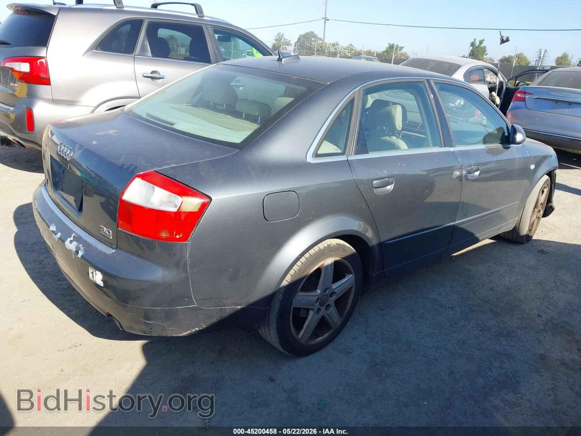 2005 AUDI A4 - VIN: WAULT68E85A045841 - Photo 4