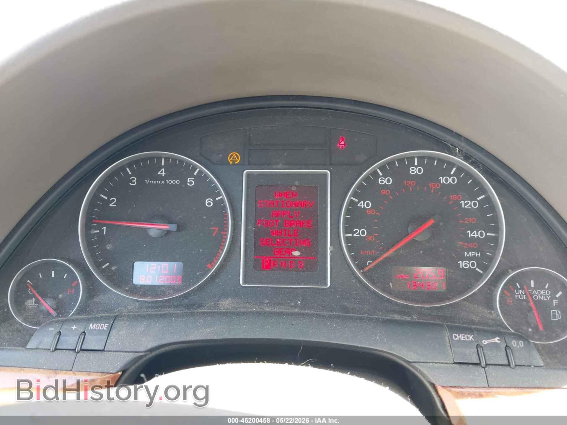 2005 AUDI A4 - VIN: WAULT68E85A045841 - Photo 7