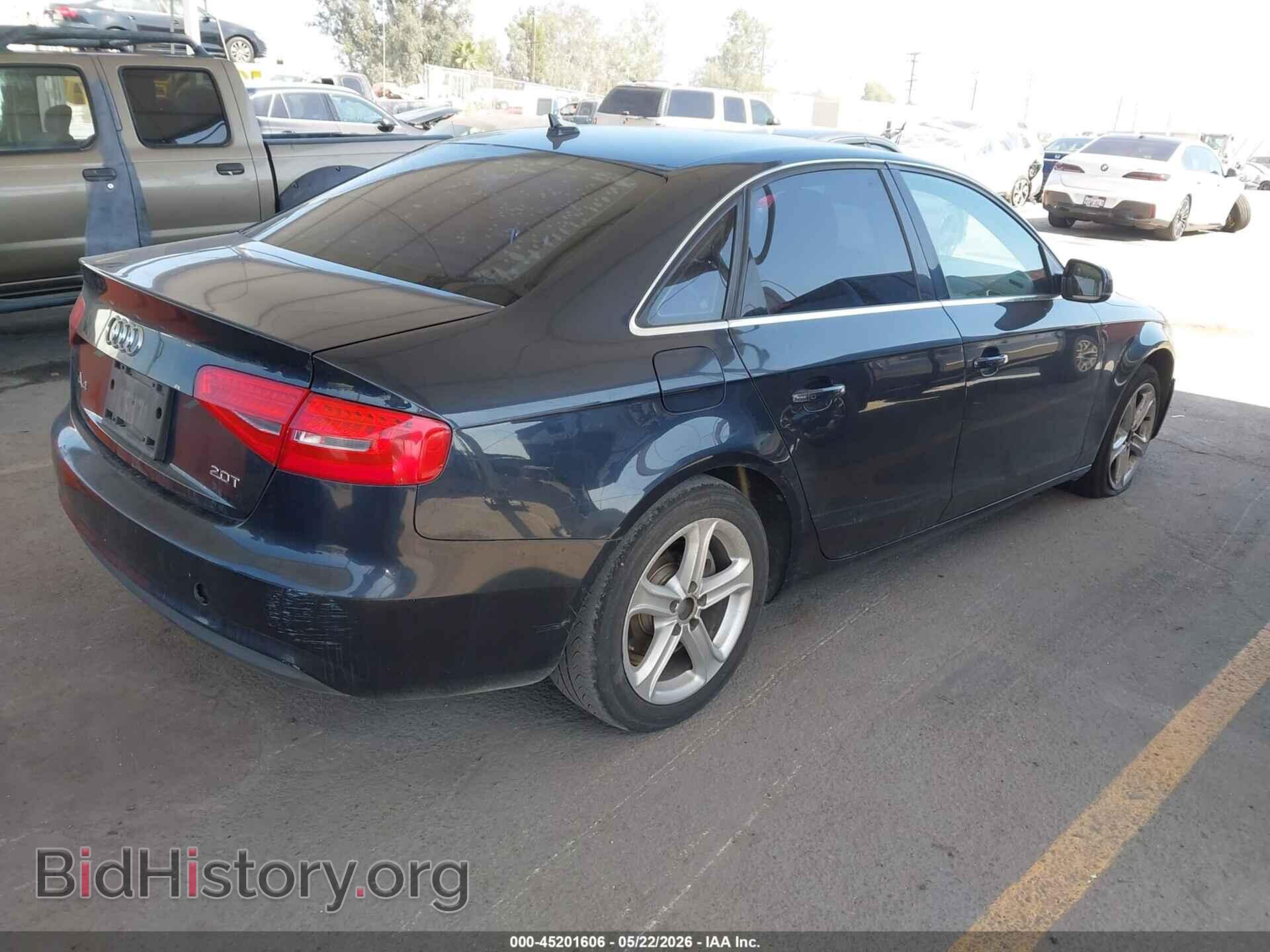 2013 AUDI A4 - VIN: WAUAFAFL4DN044437 - Фото 4