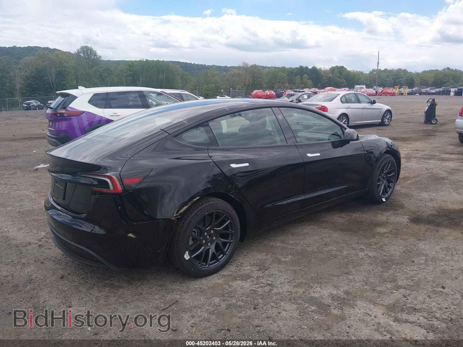 2026 TESLA MODEL 3 - VIN: 5YJ3E1EB8TF173592 - Фото 4