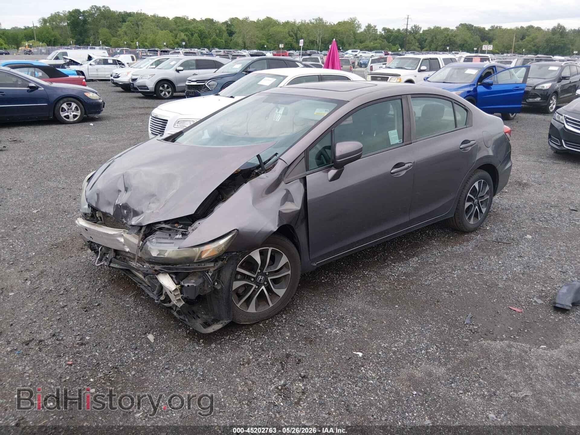 2015 HONDA CIVIC - VIN: 2HGFB2F80FH510805 - Фото 2