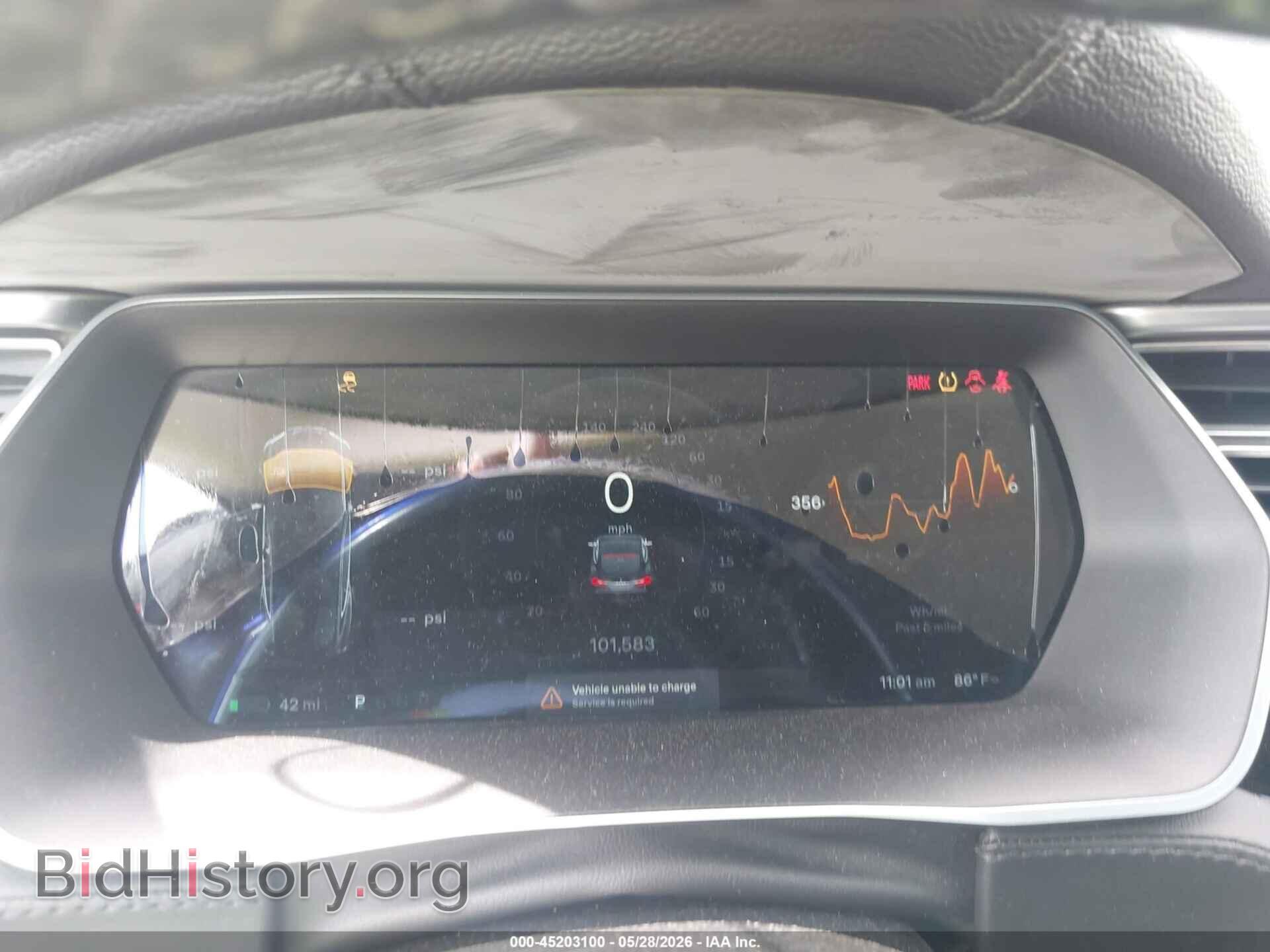 2014 TESLA MODEL S - VIN: 5YJSA1S14EFP51175 - Фото 7