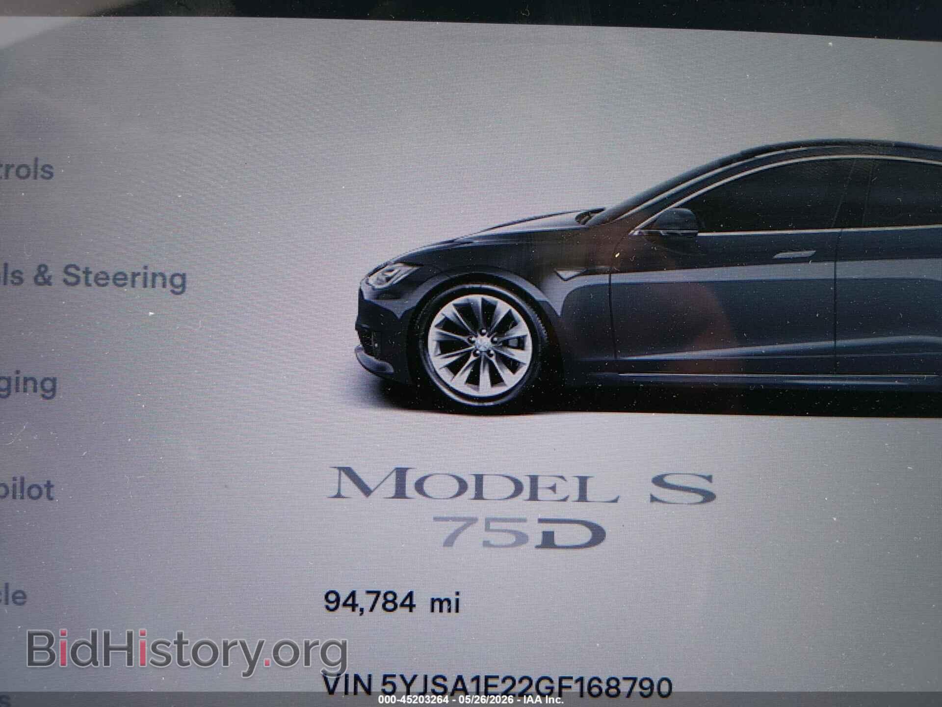 2016 TESLA MODEL S - VIN: 5YJSA1E22GF168790 - Photo 7