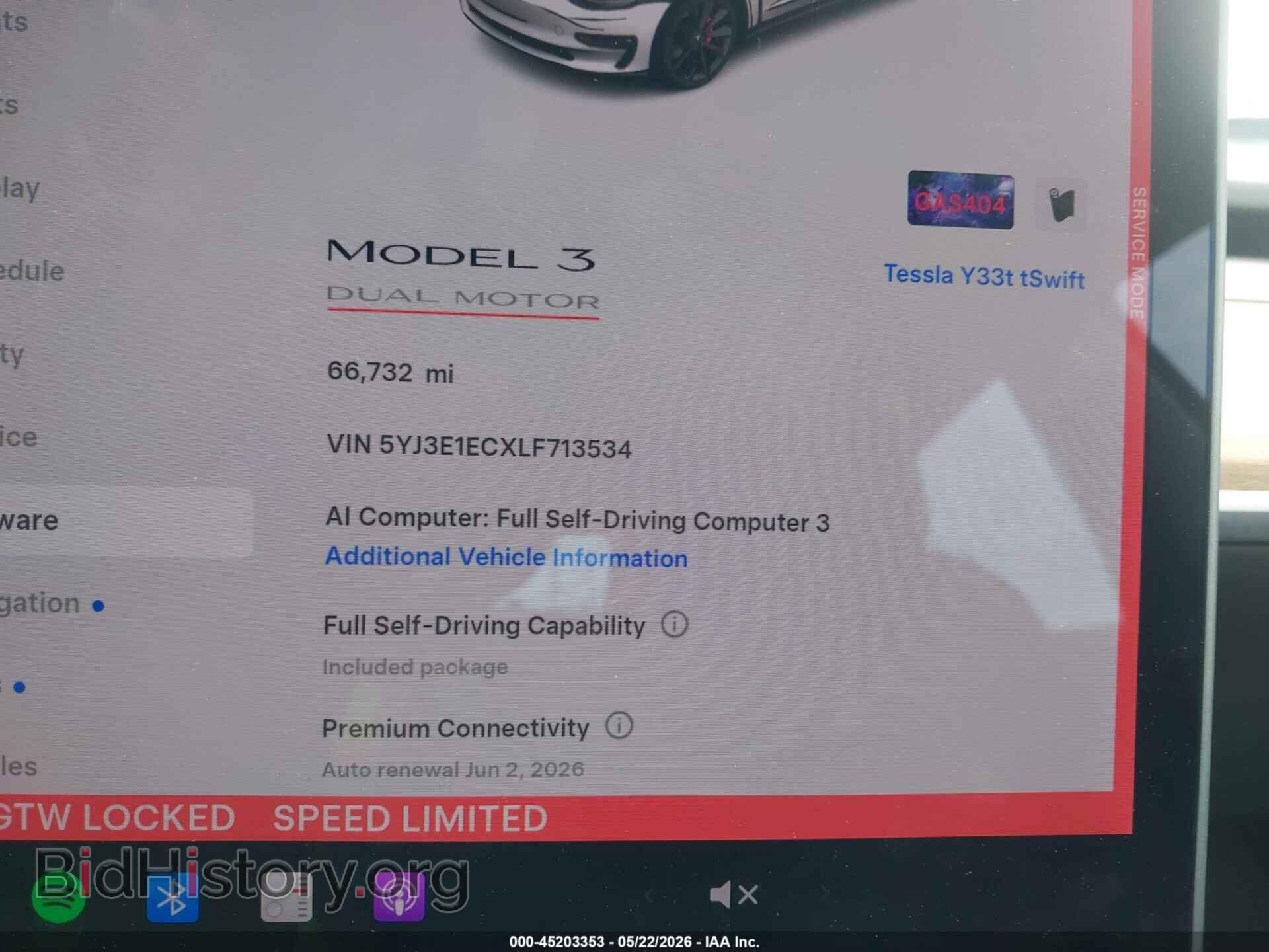 2020 TESLA MODEL 3 - VIN: 5YJ3E1ECXLF713534 - Фото 7
