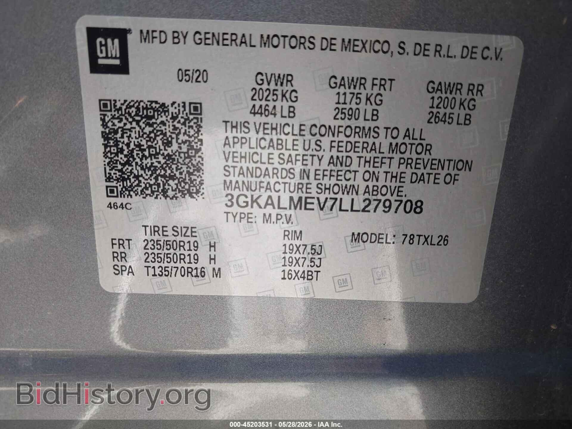 2020 GMC TERRAIN - VIN: 3GKALMEV7LL279708 - Фото 9