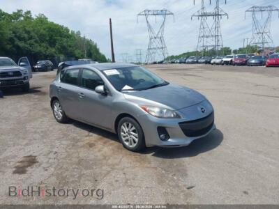 2013 Mazda MAZDA3 I Touring, silver — VIN JM1BL1LP8D1749935, IAAI