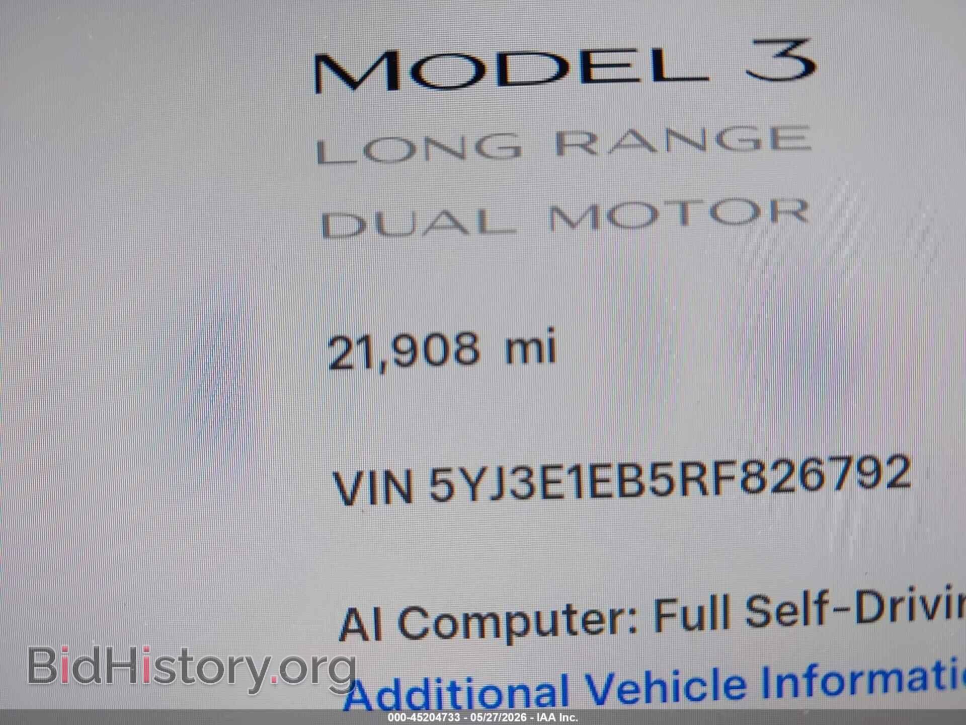 2024 TESLA MODEL 3 - VIN: 5YJ3E1EB5RF826792 - Фото 16