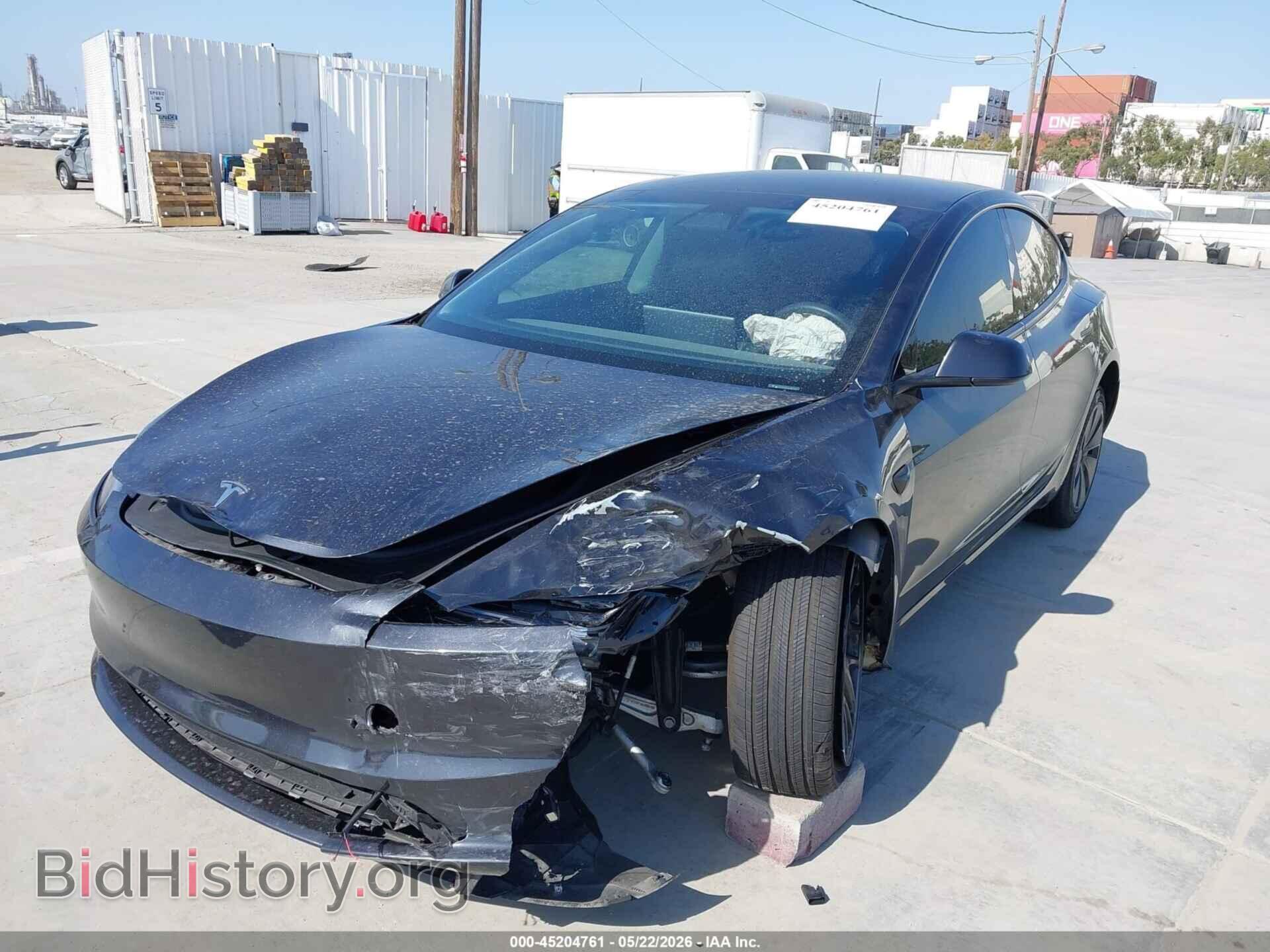 2024 TESLA MODEL 3 - VIN: 5YJ3E1EB5RF811709 - Фото 2