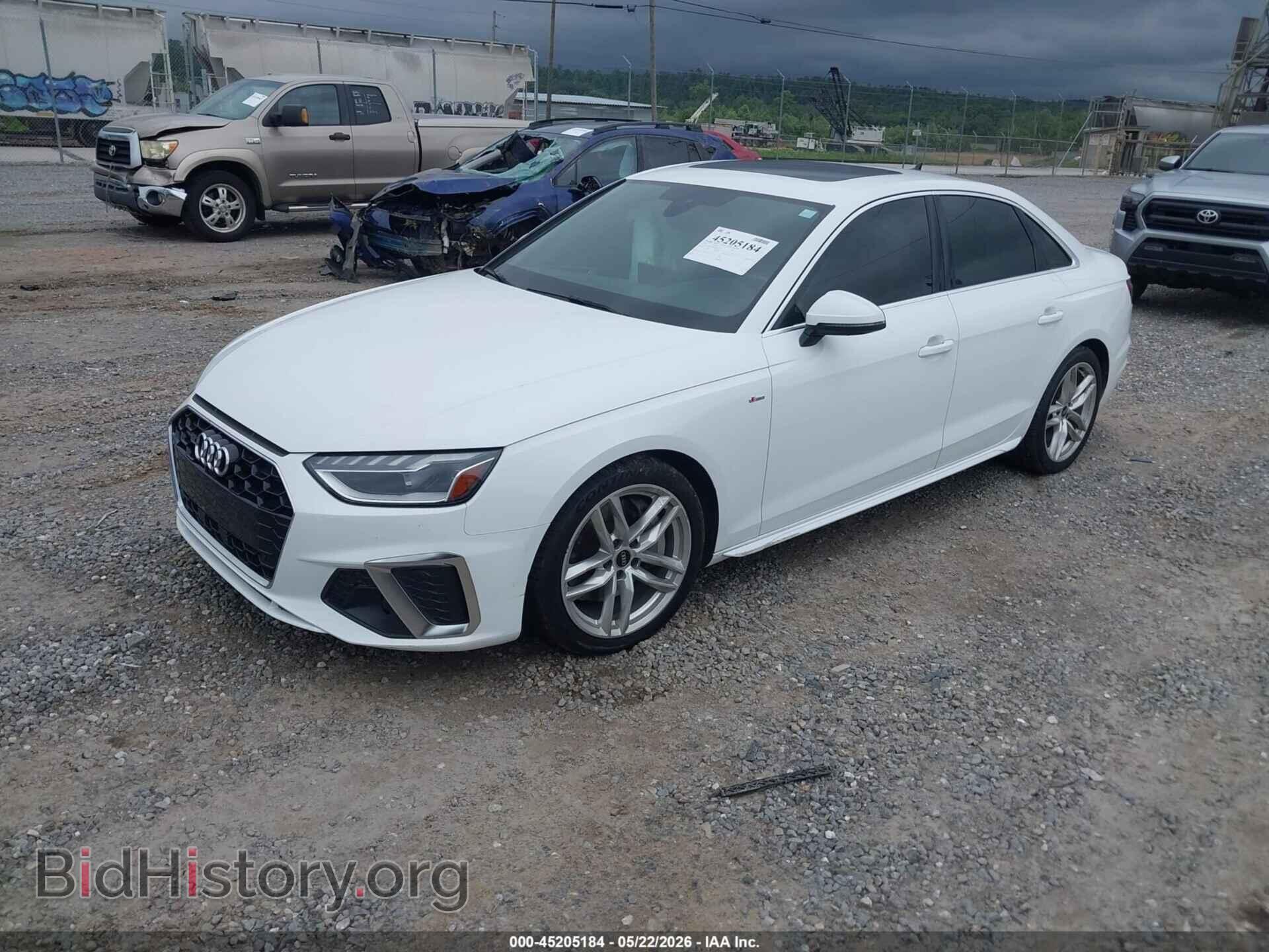 2022 AUDI A4 - VIN: WAUEAAF4XNA049899 - Фото 2