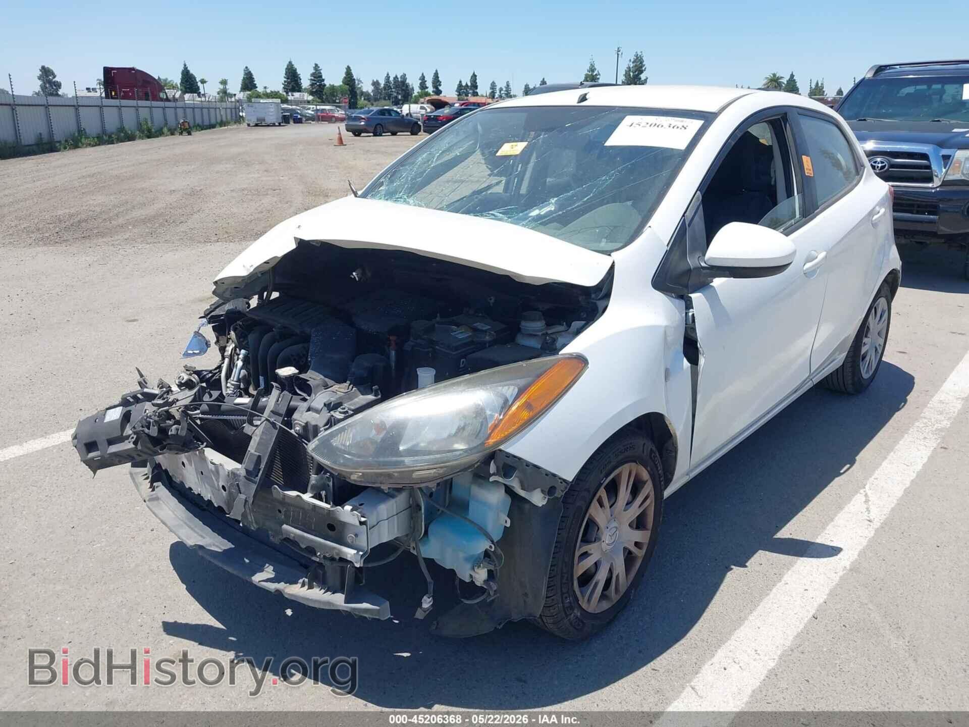 2012 MAZDA MAZDA2 - VIN: JM1DE1KZ8C0138149 - Фото 2