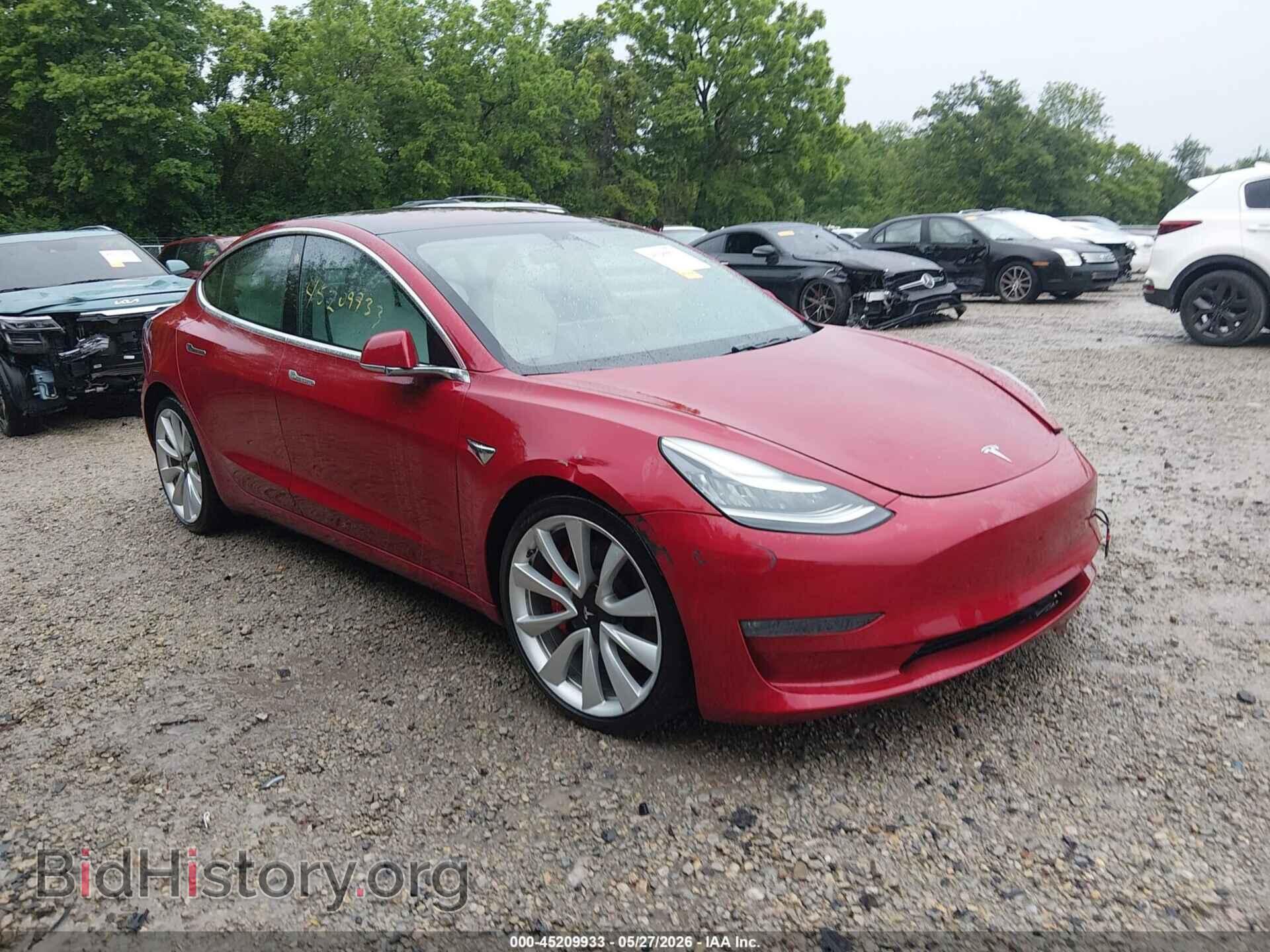Photo 5YJ3E1EB8KF238312 - TESLA MODEL 3 2019